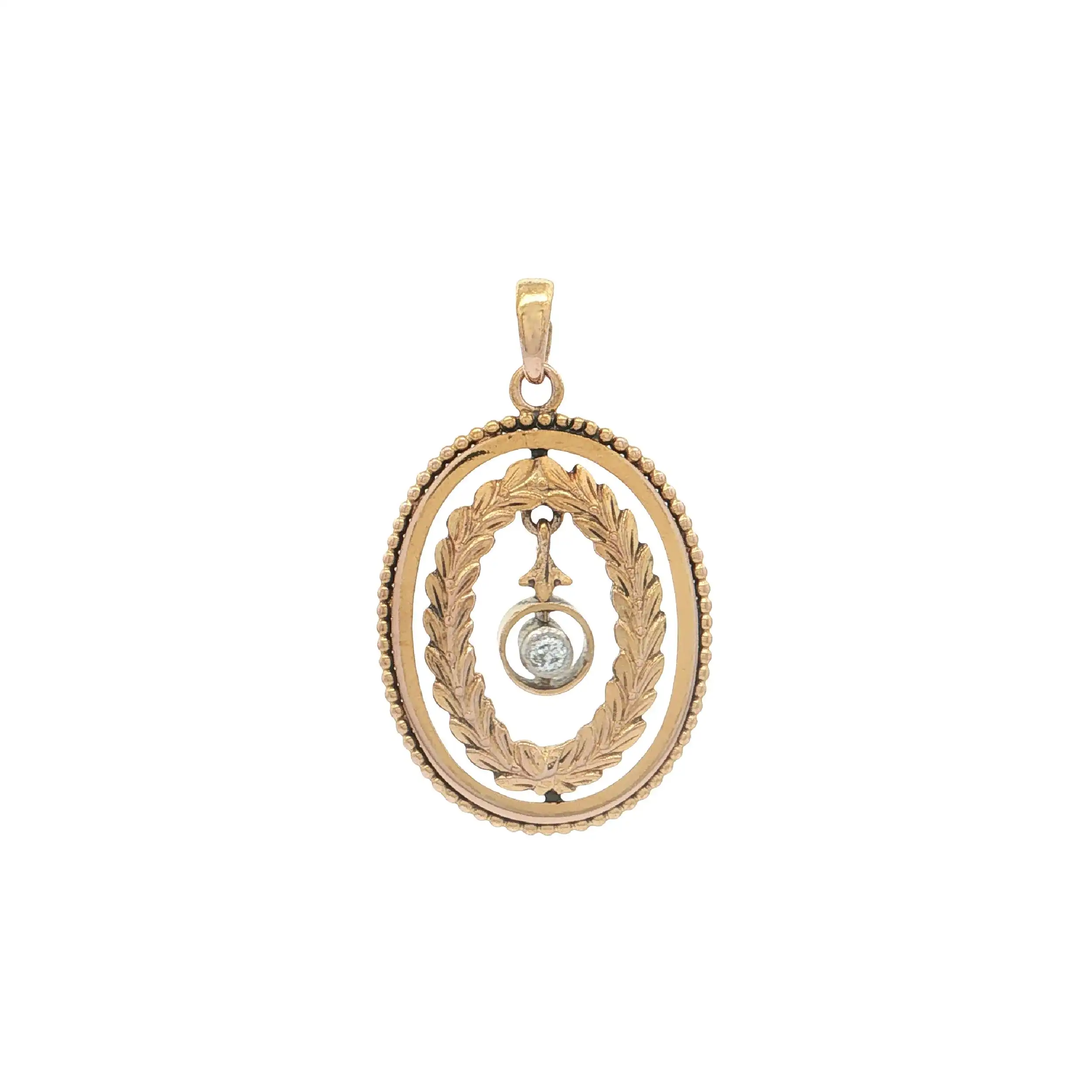 Anhänger Gelbgold mit Brillant Anhänger Gelbgold mit Brillant