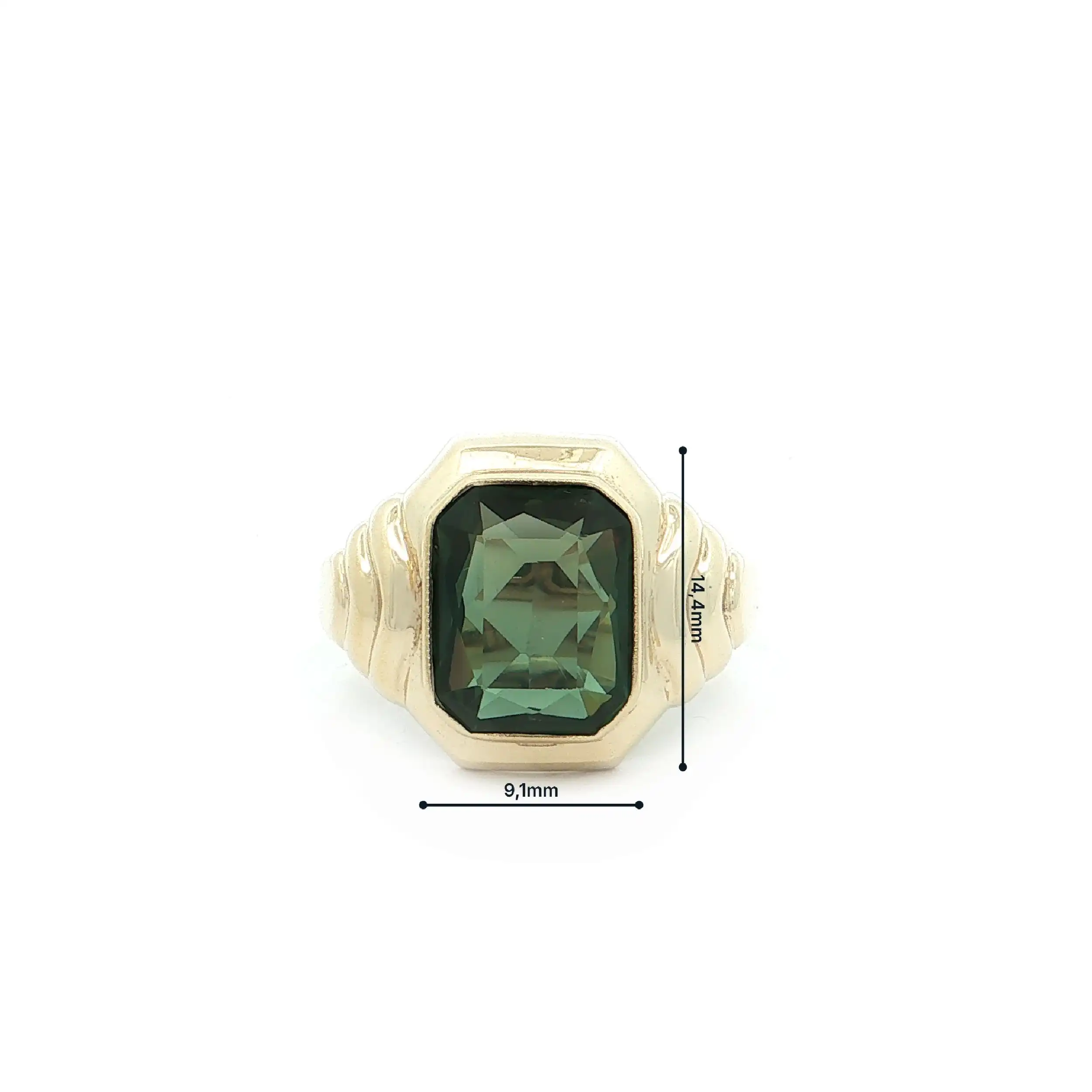 Ring Gelbgold mit Spinell