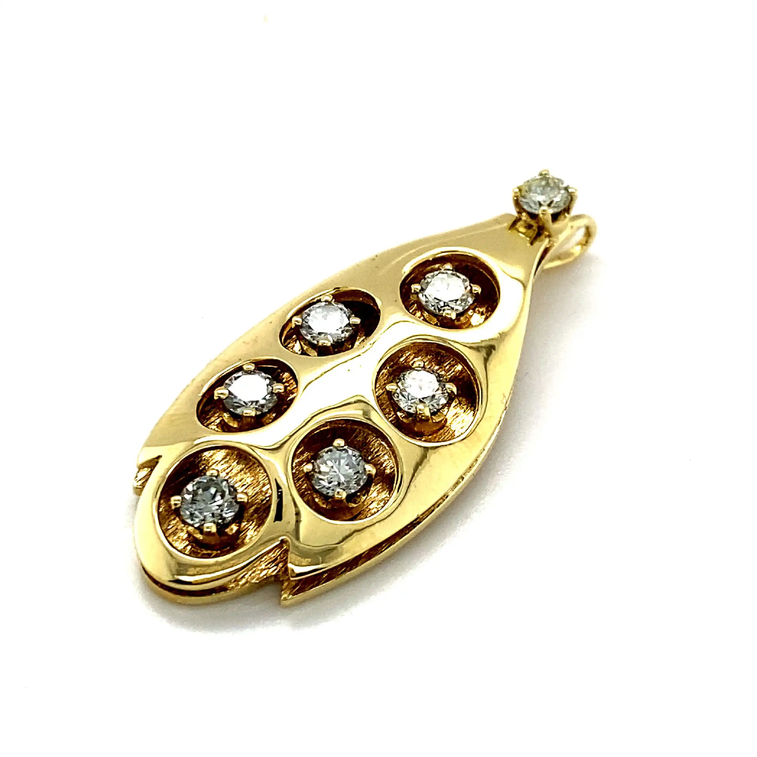 Anhänger Gelbgold mit Brillanten Anhänger Gelbgold mit Brillanten