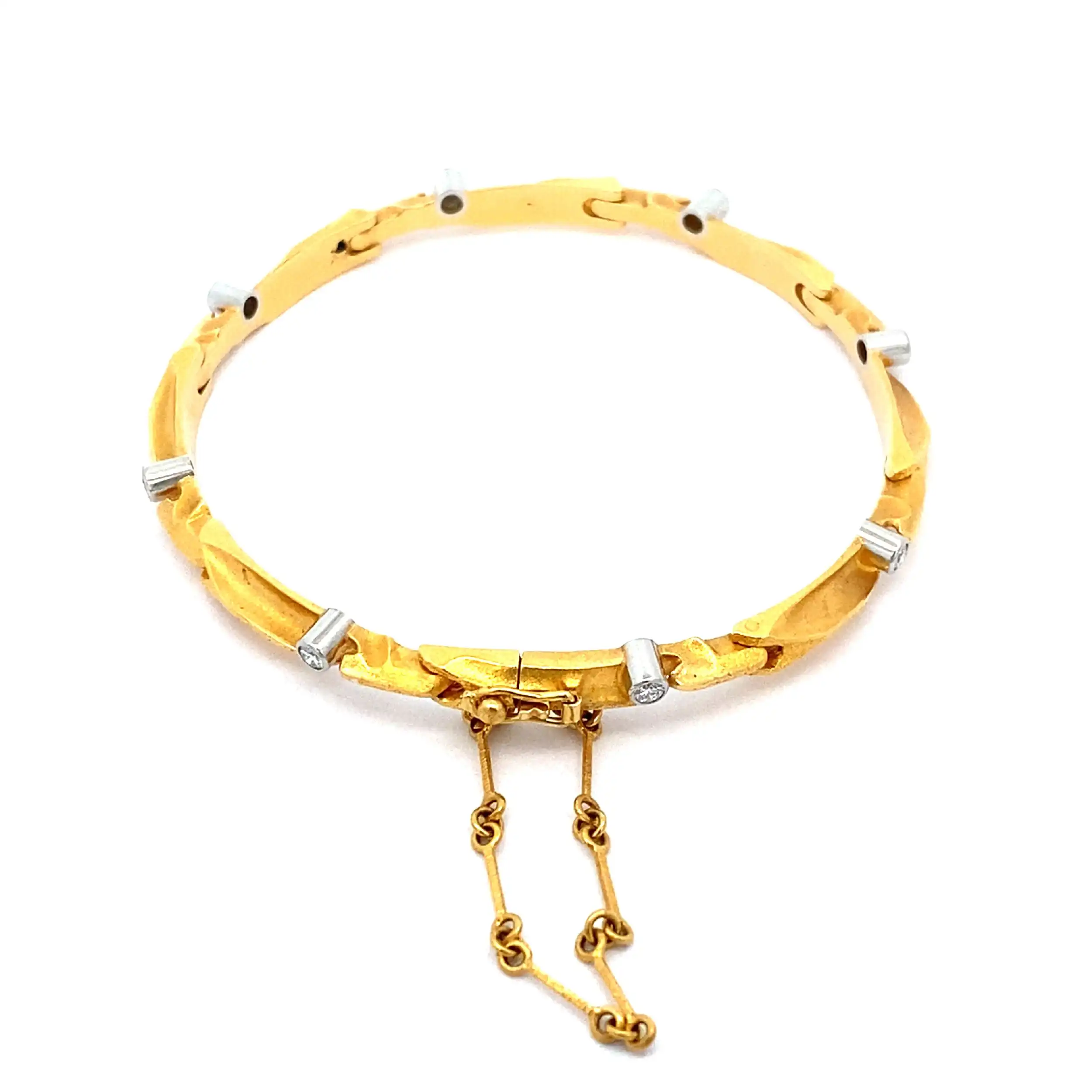 Armband Bicolor Lapponia H8 1985 Milchstraße mit Brillanten