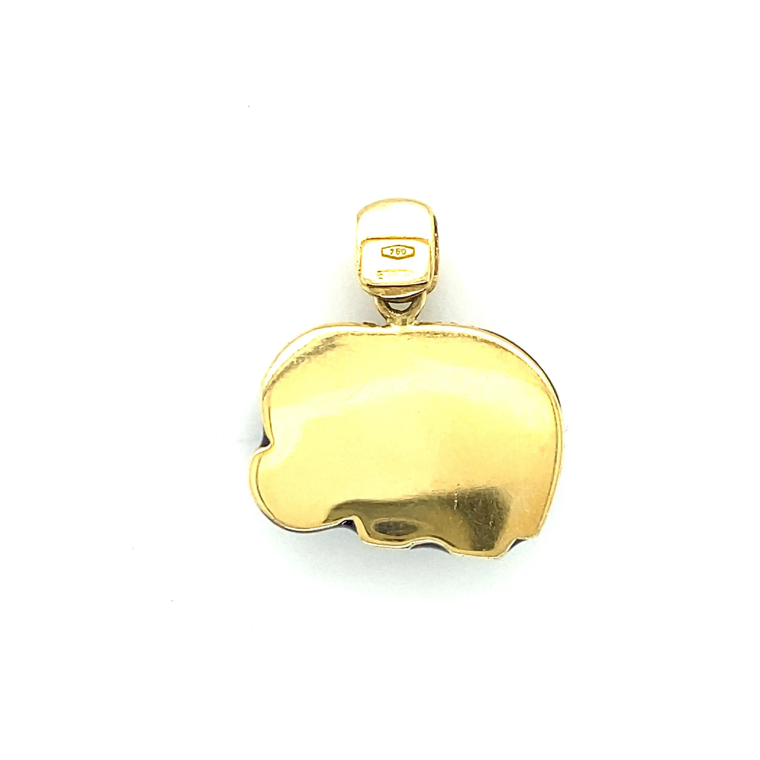 Anhänger/Clip Gelbgold Elefant mit Zirkonia Anhänger/Clip Gelbgold Elefant mit Zirkonia