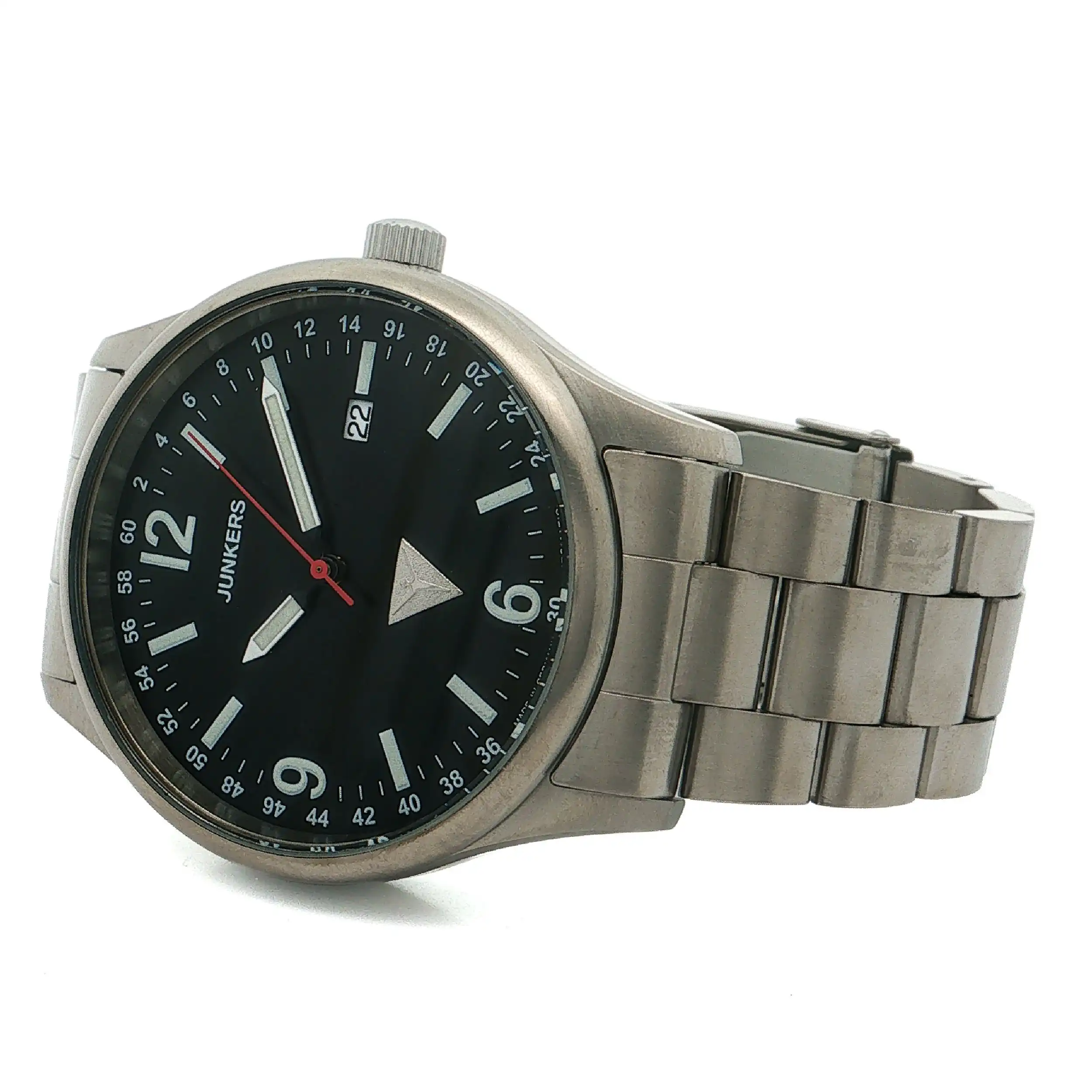 Herrenuhr Junkers Flugweltrecorde G 38 6270 Automatik Titan mit Box