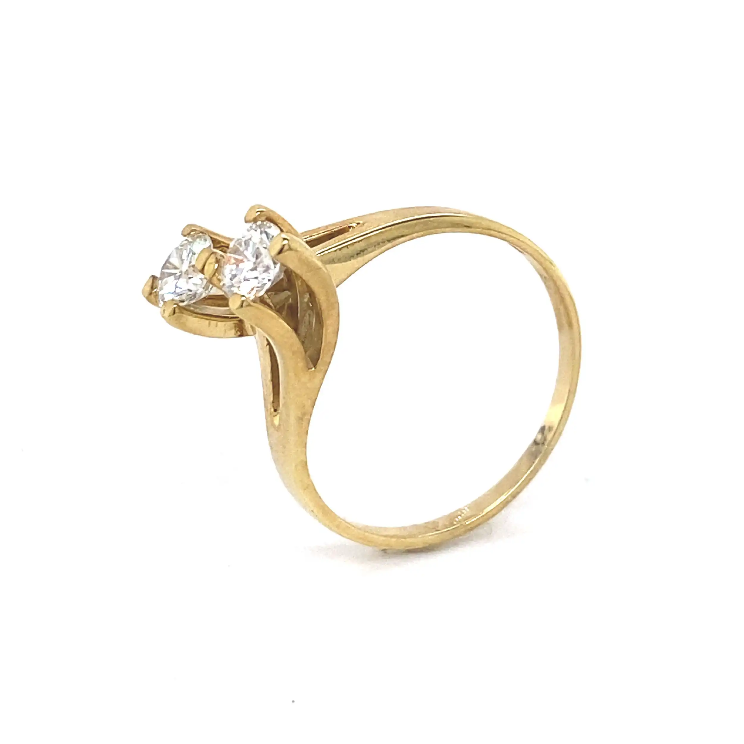 Ring Gelbgold mit Brillanten