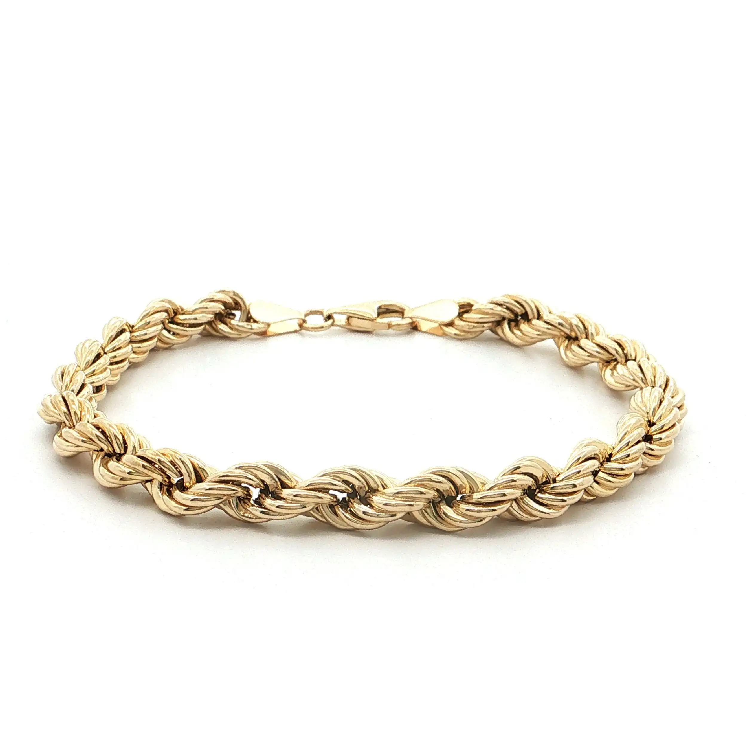 Kordelarmband Gelbgold hohl