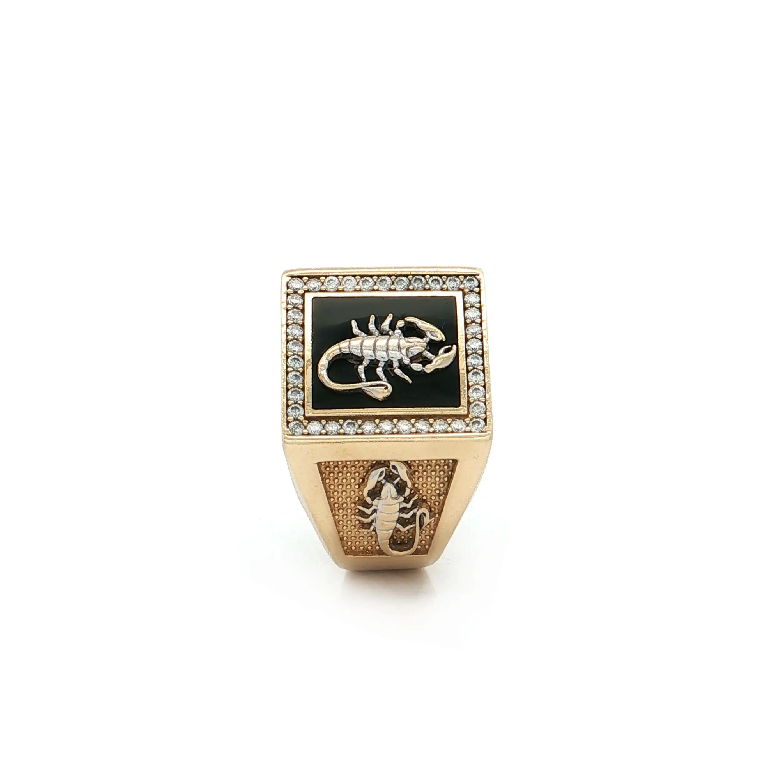 Ring Bicolor "Skorpion" mit Zirkonia