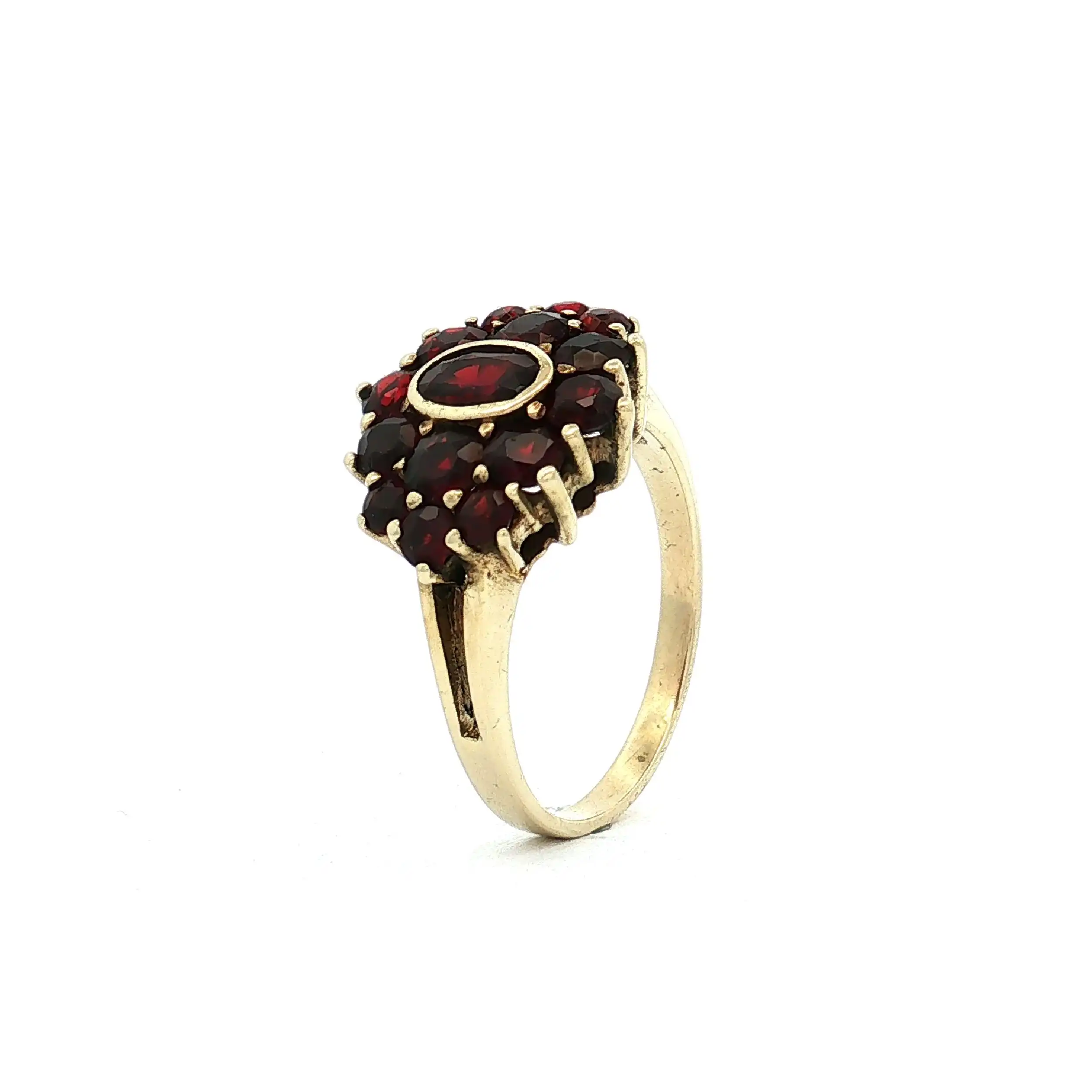 Ring Gelbgold mit Granat