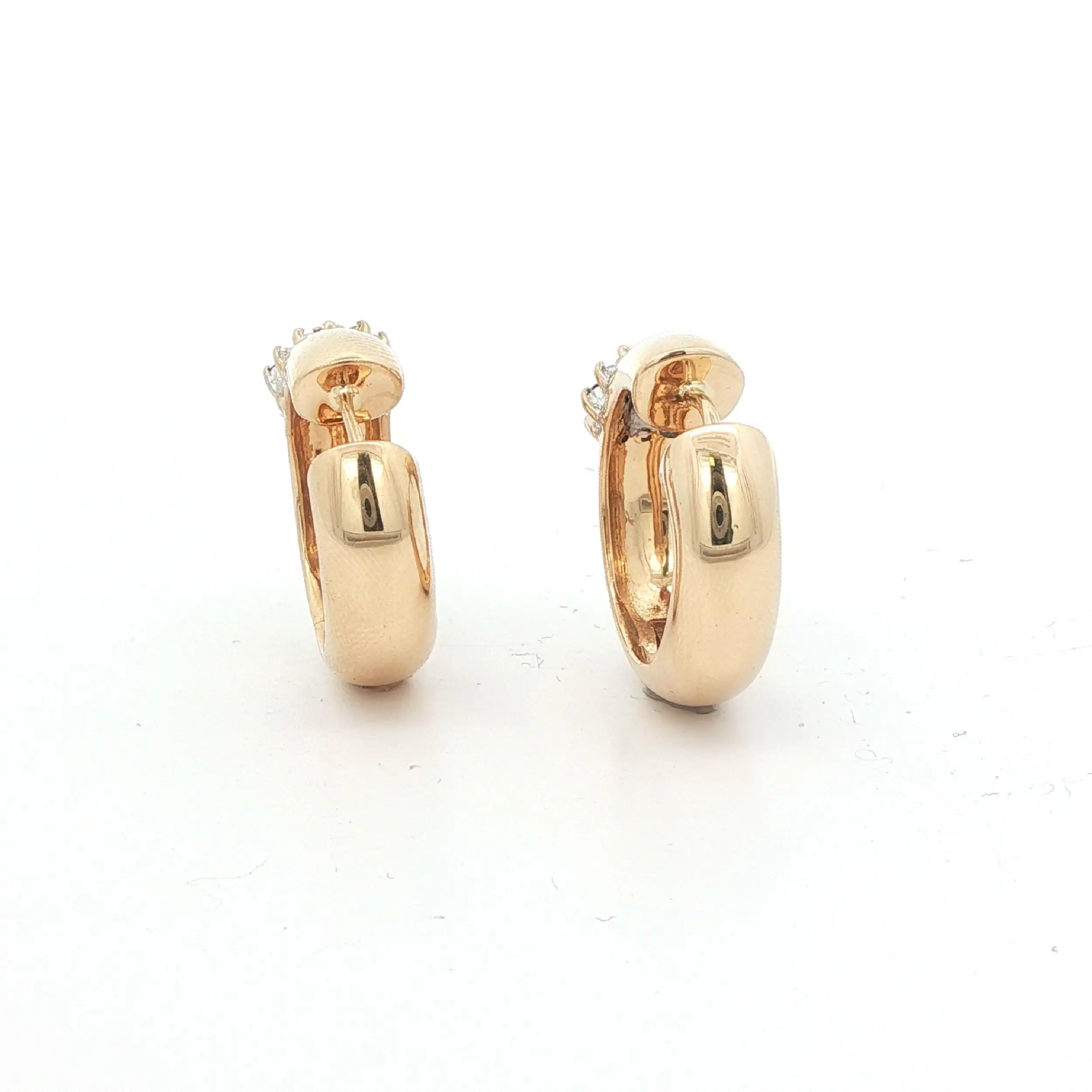 Creolen Bicolor mit Brillanten