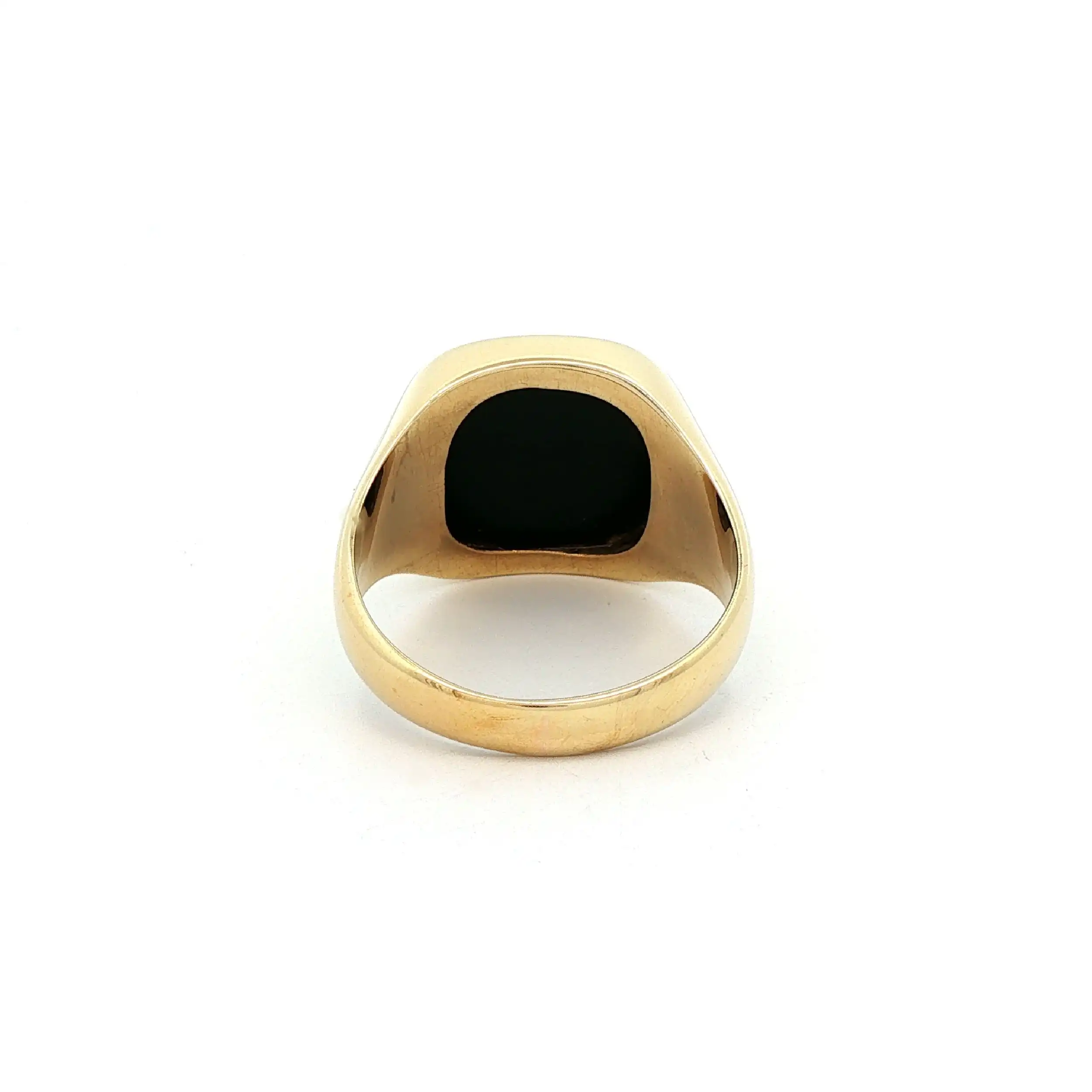 Ring Gelbgold mit Onyx