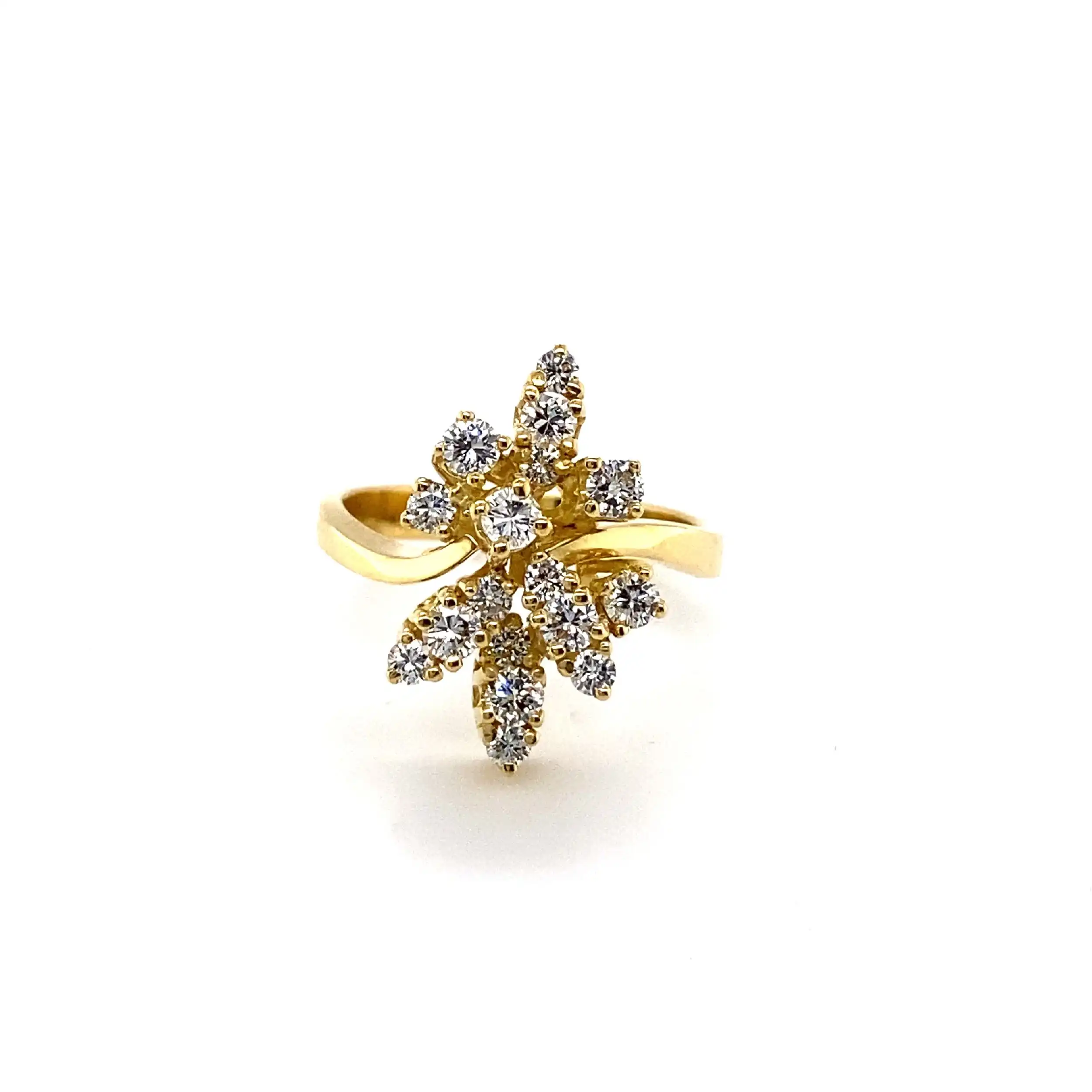 Ring Gelbgold mit Brillanten Ring Gelbgold mit Brillanten