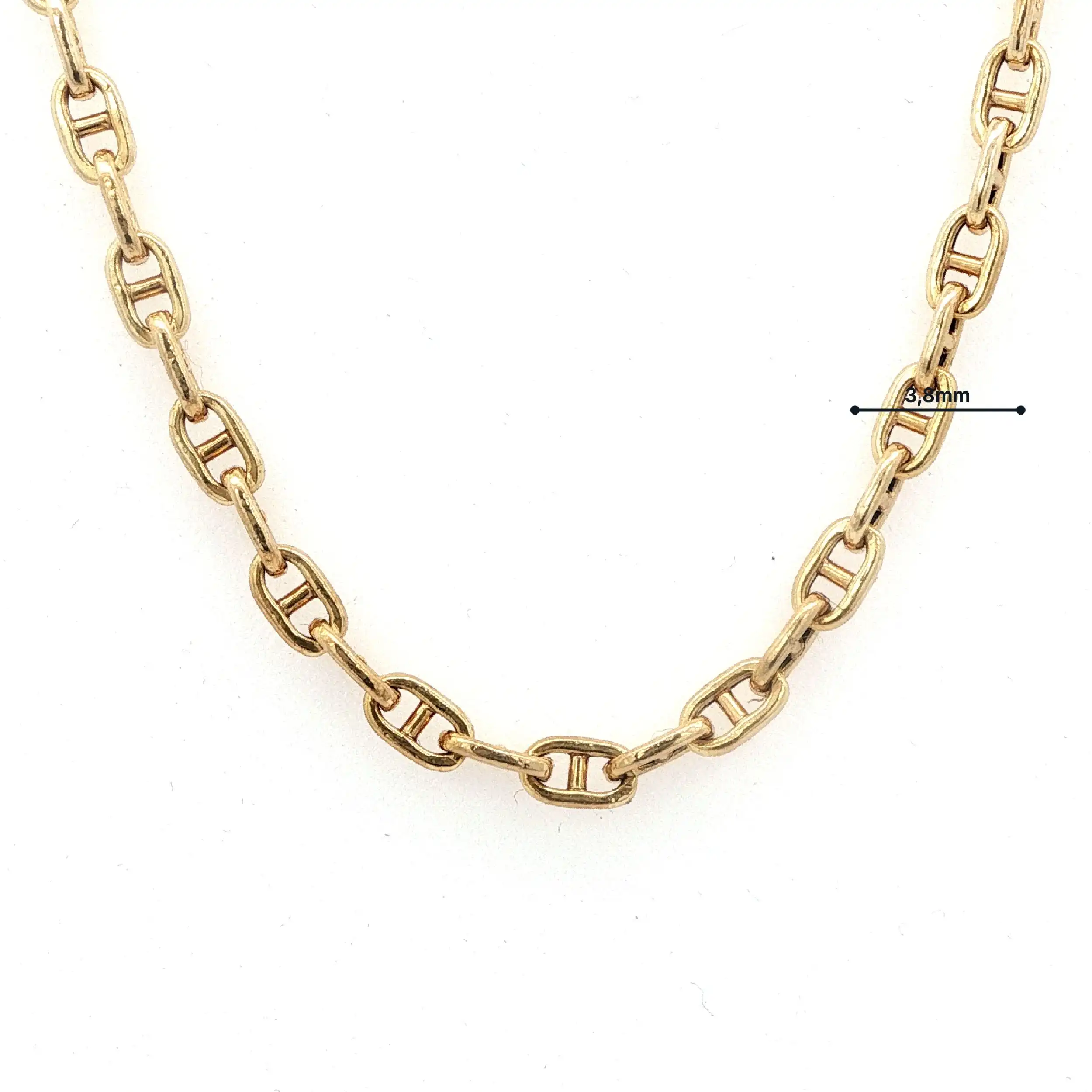 Stäbchen-Ankerkette Gelbgold Stäbchen-Ankerkette Gelbgold