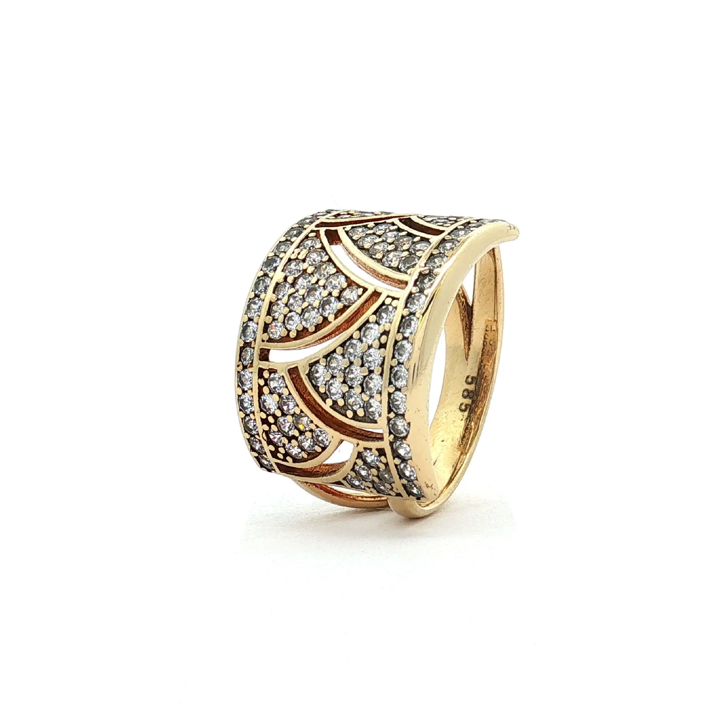 Ring Gelbgold mit Zirkonia