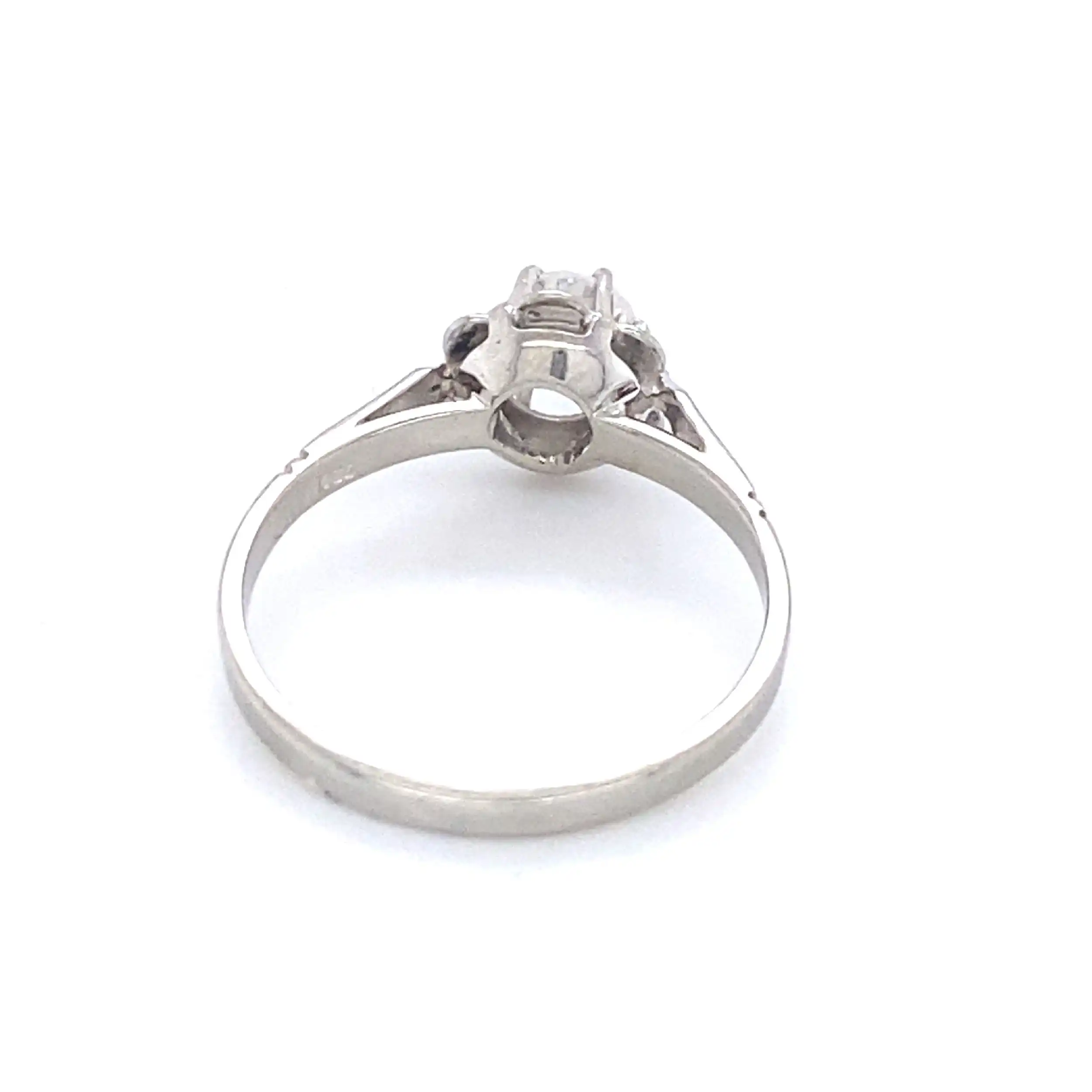 Ring Weißgold mit Brillant Solitär Ring Weißgold mit Brillant Solitär