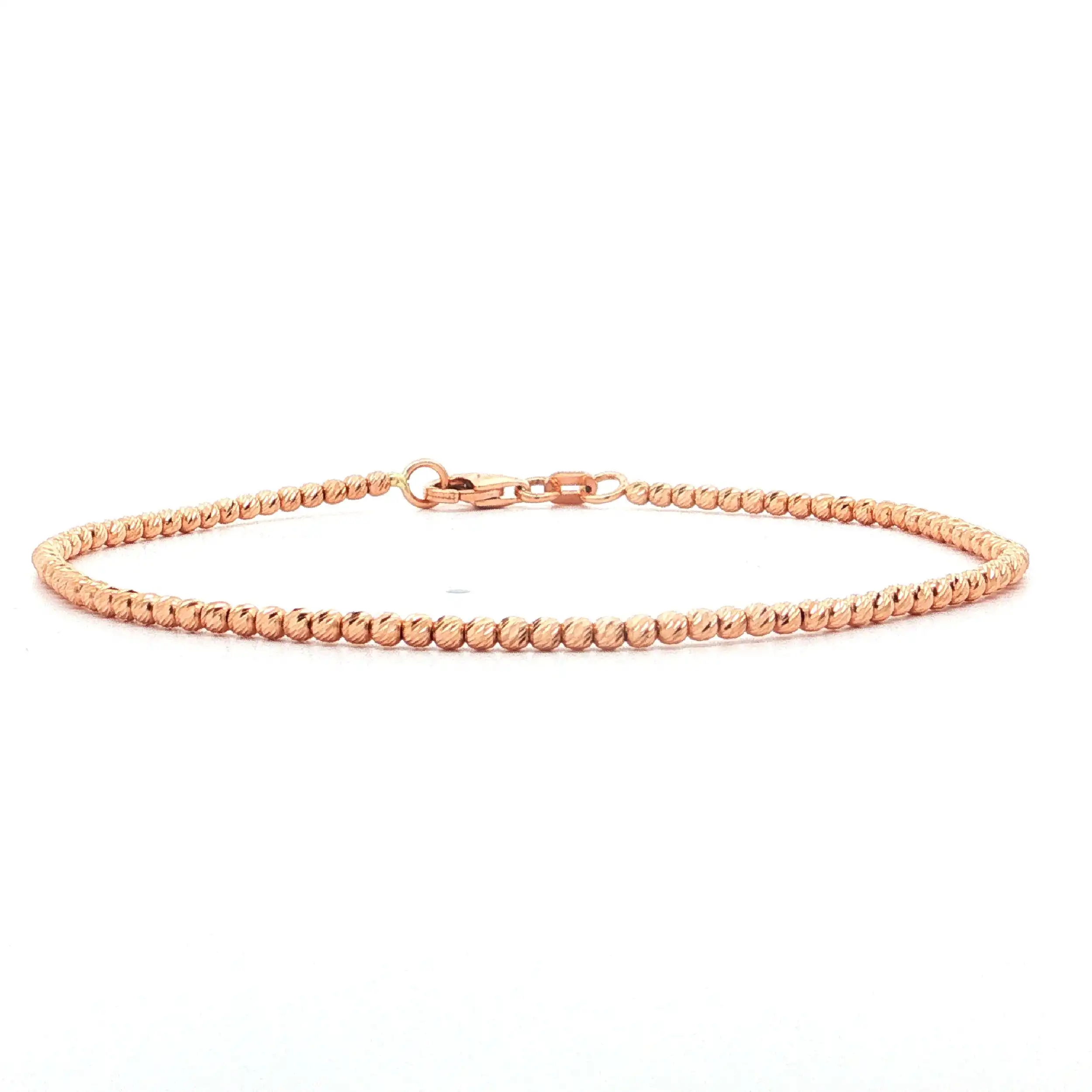Armband Roségold Kügelchen diamantiert Armband Roségold Kügelchen diamantiert