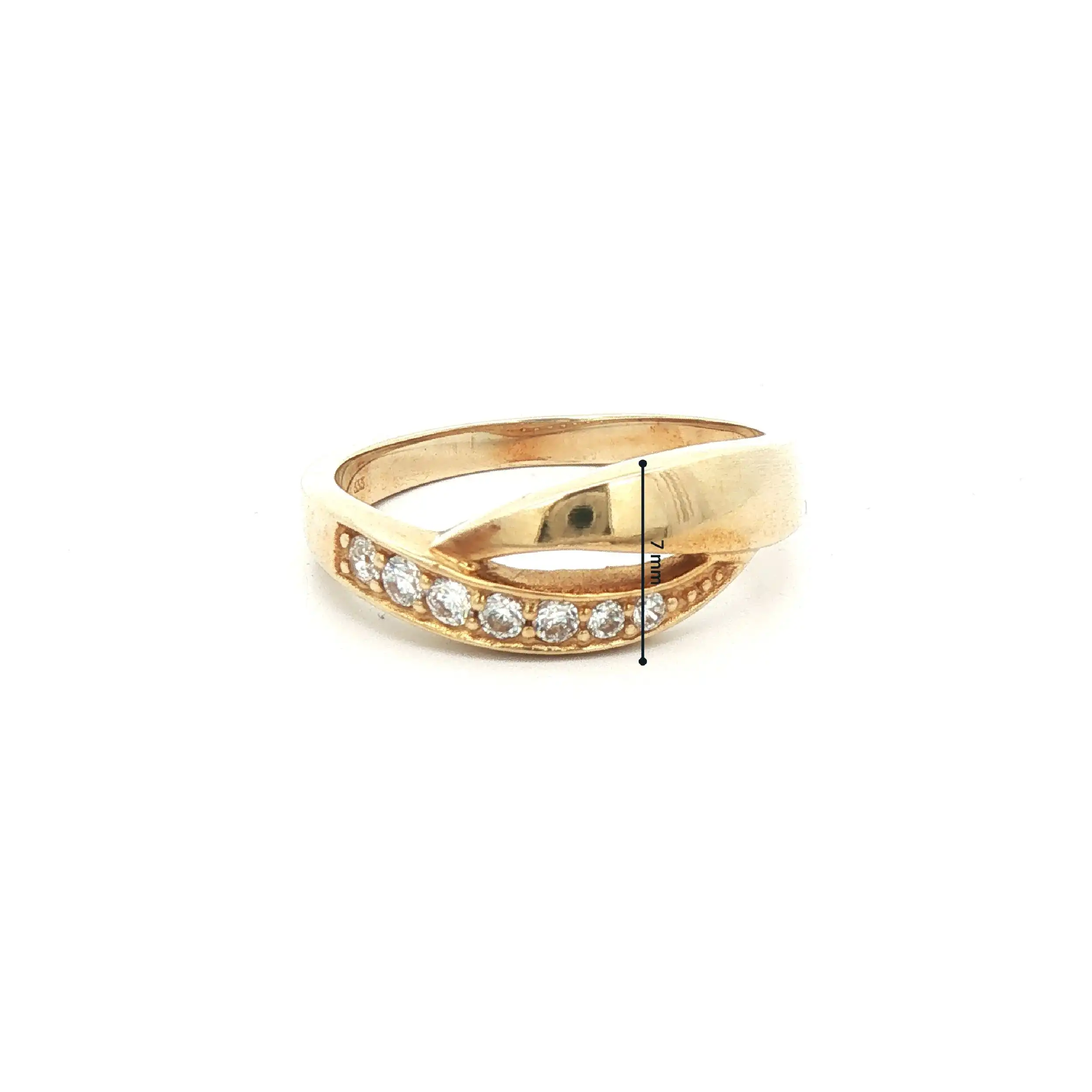 Ring Gelbgold mit Zirkonia