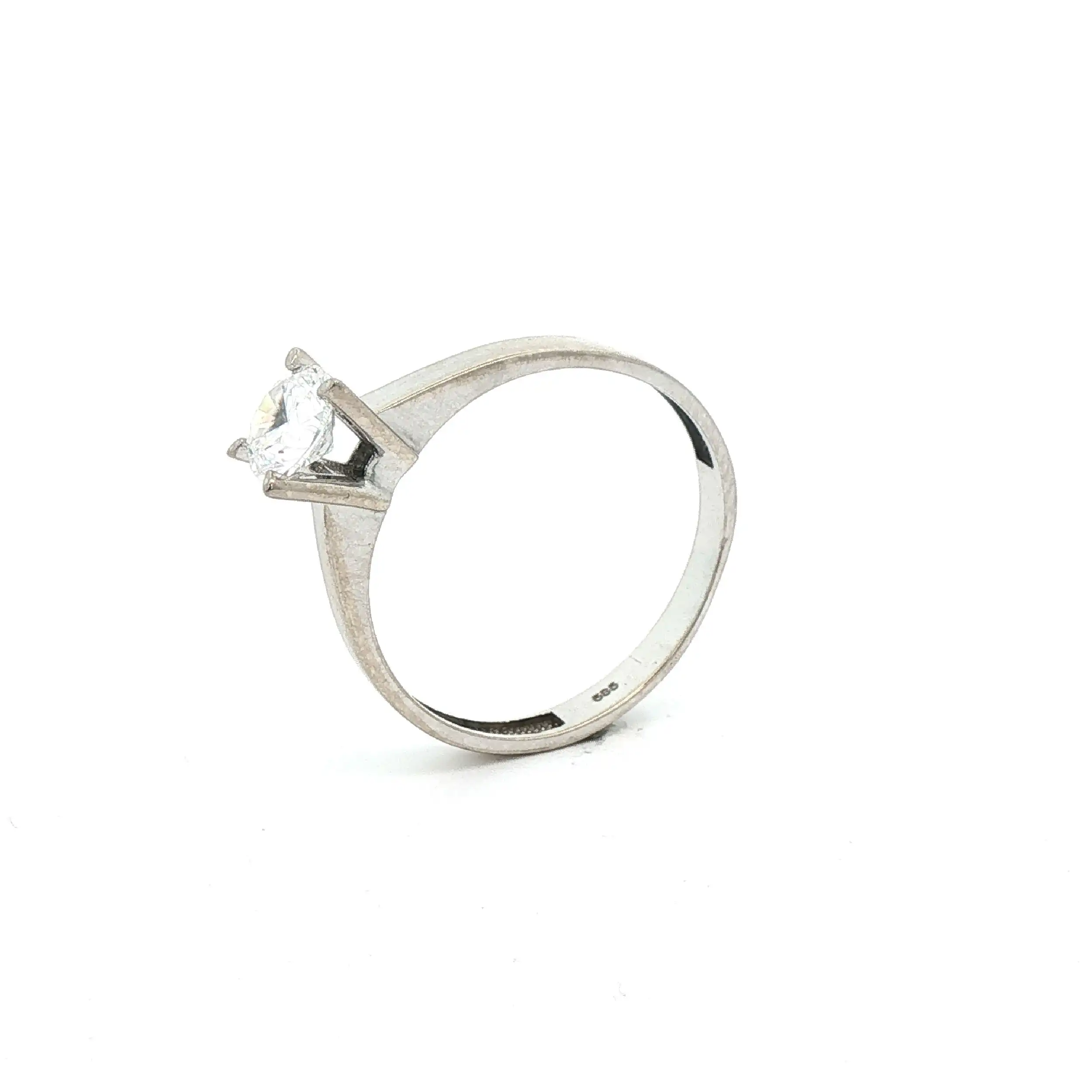 Ring Weißgold mit Zirkonia