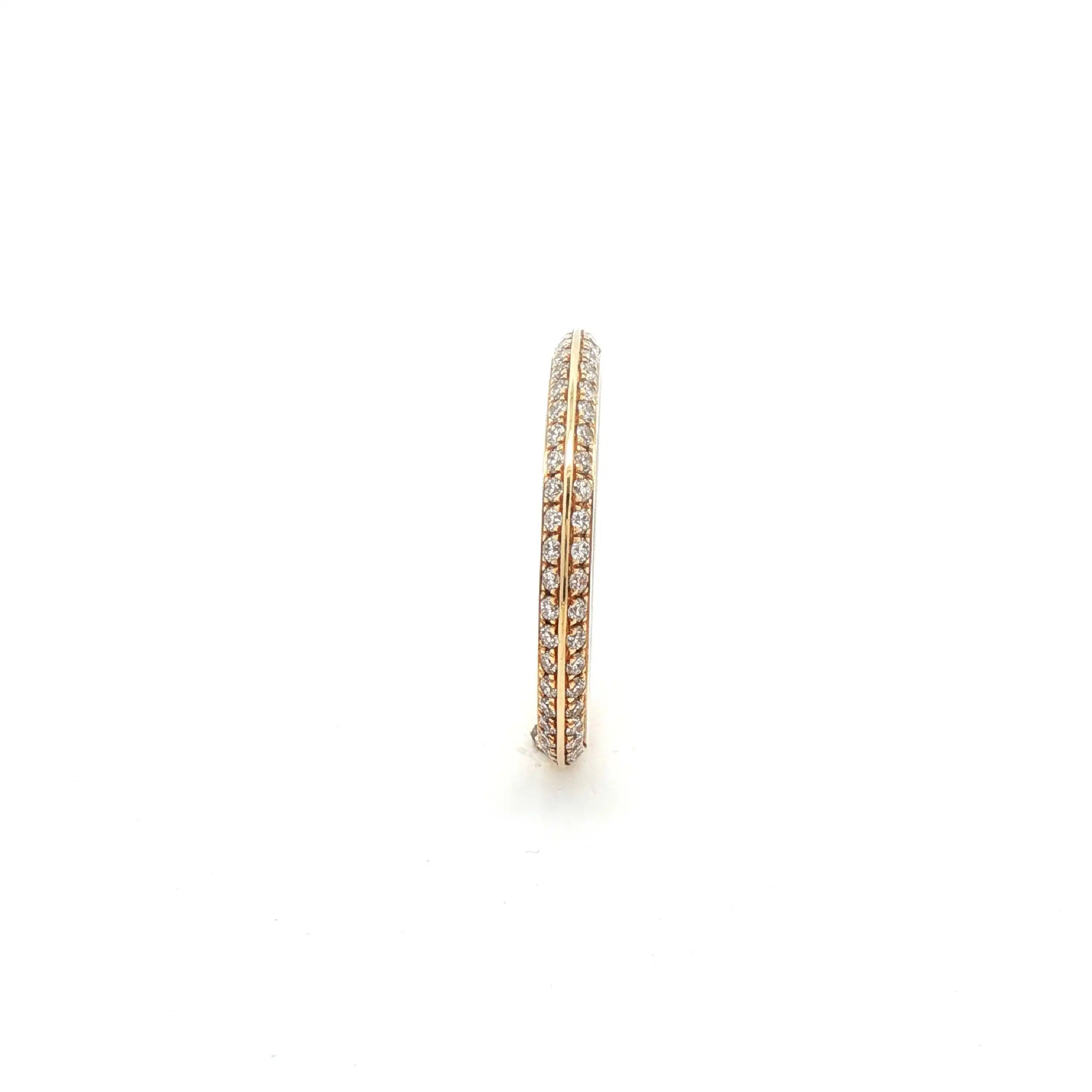 Halbmemoryring Gelbgold mit Brillanten Halbmemoryring Gelbgold mit Brillanten