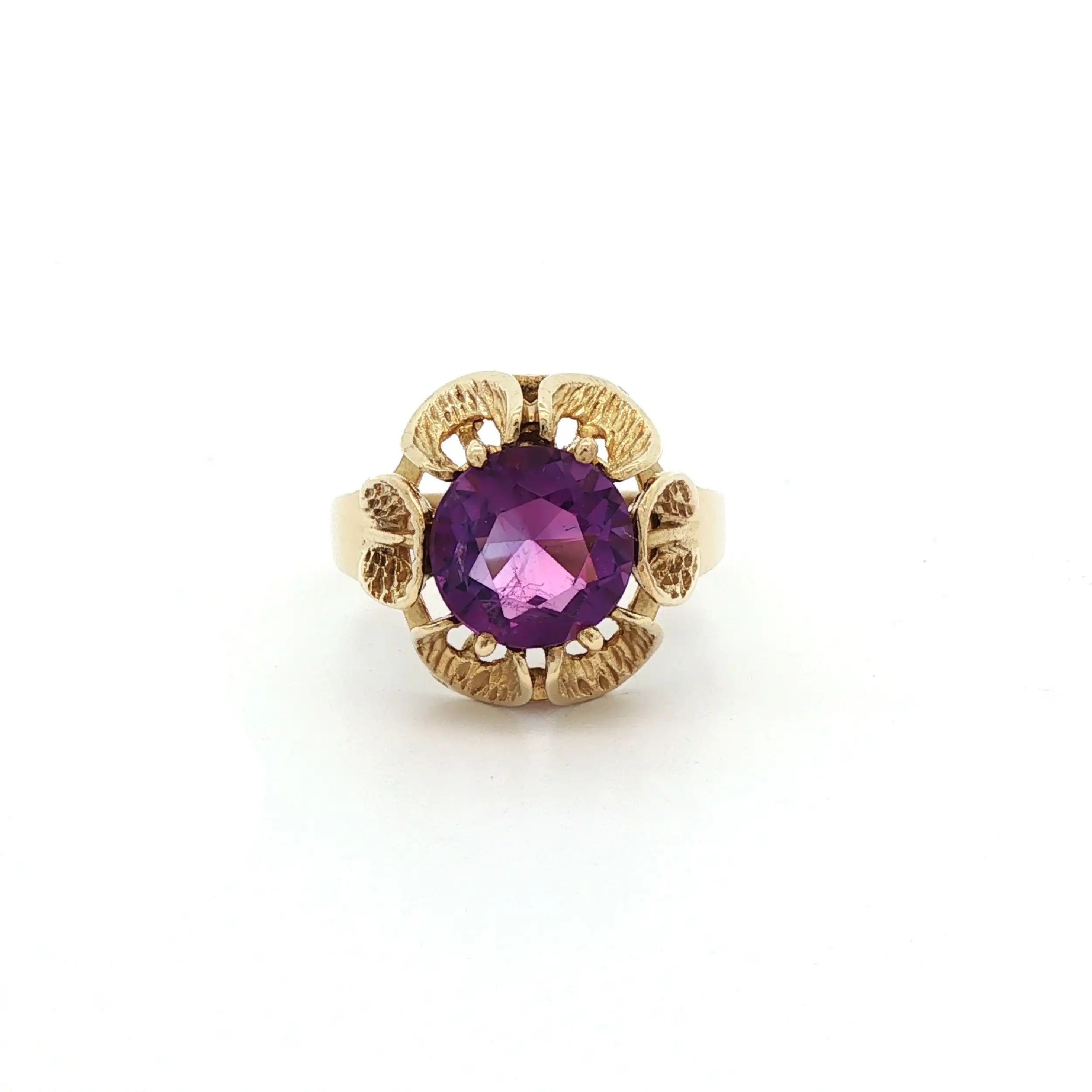 Ring Gelbgold mit Amethyst