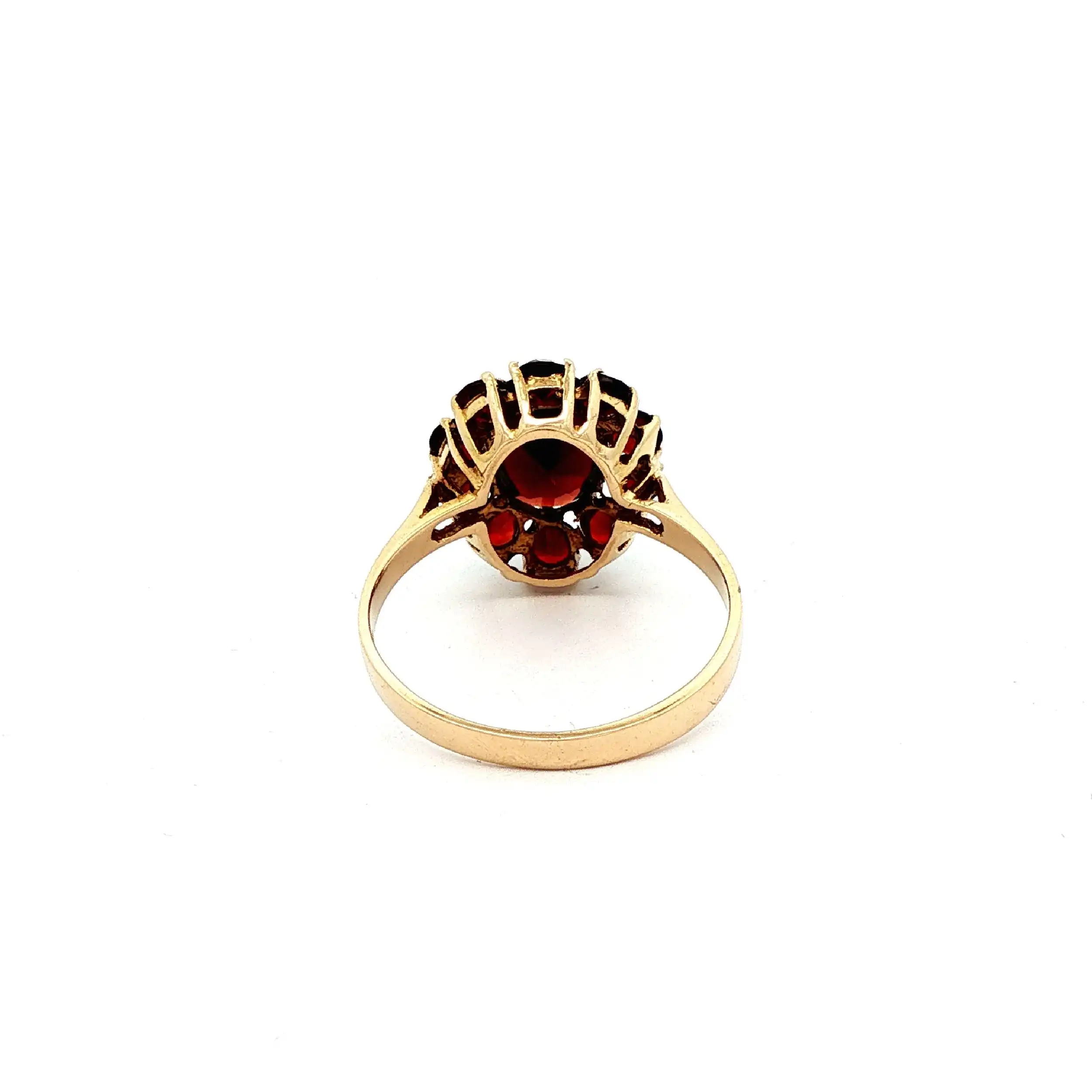 Ring Gelbgold mit Granat