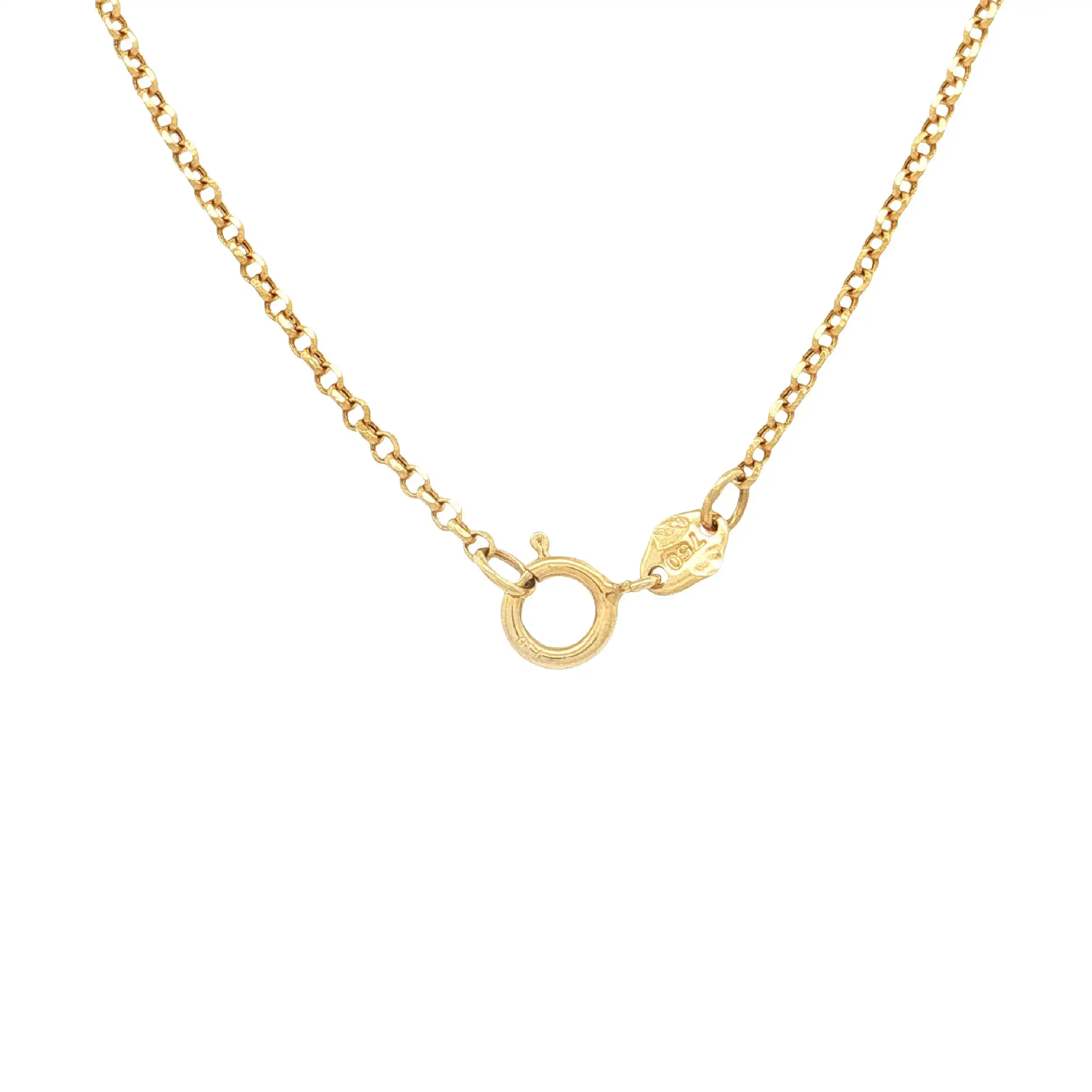 Kette Gelbgold mit bunten Farbsteinen