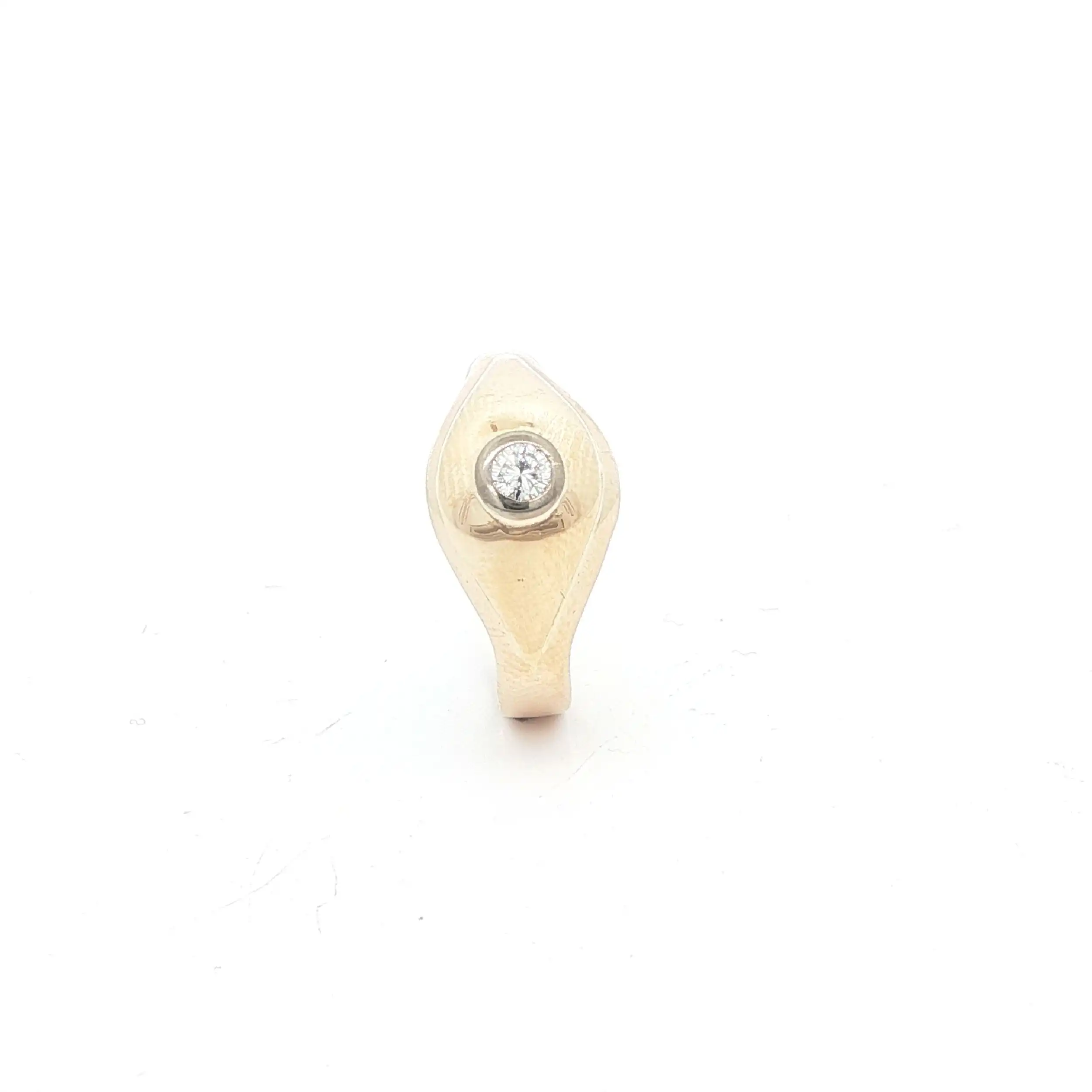 Ring Gelbgold mit Brillant Solitär