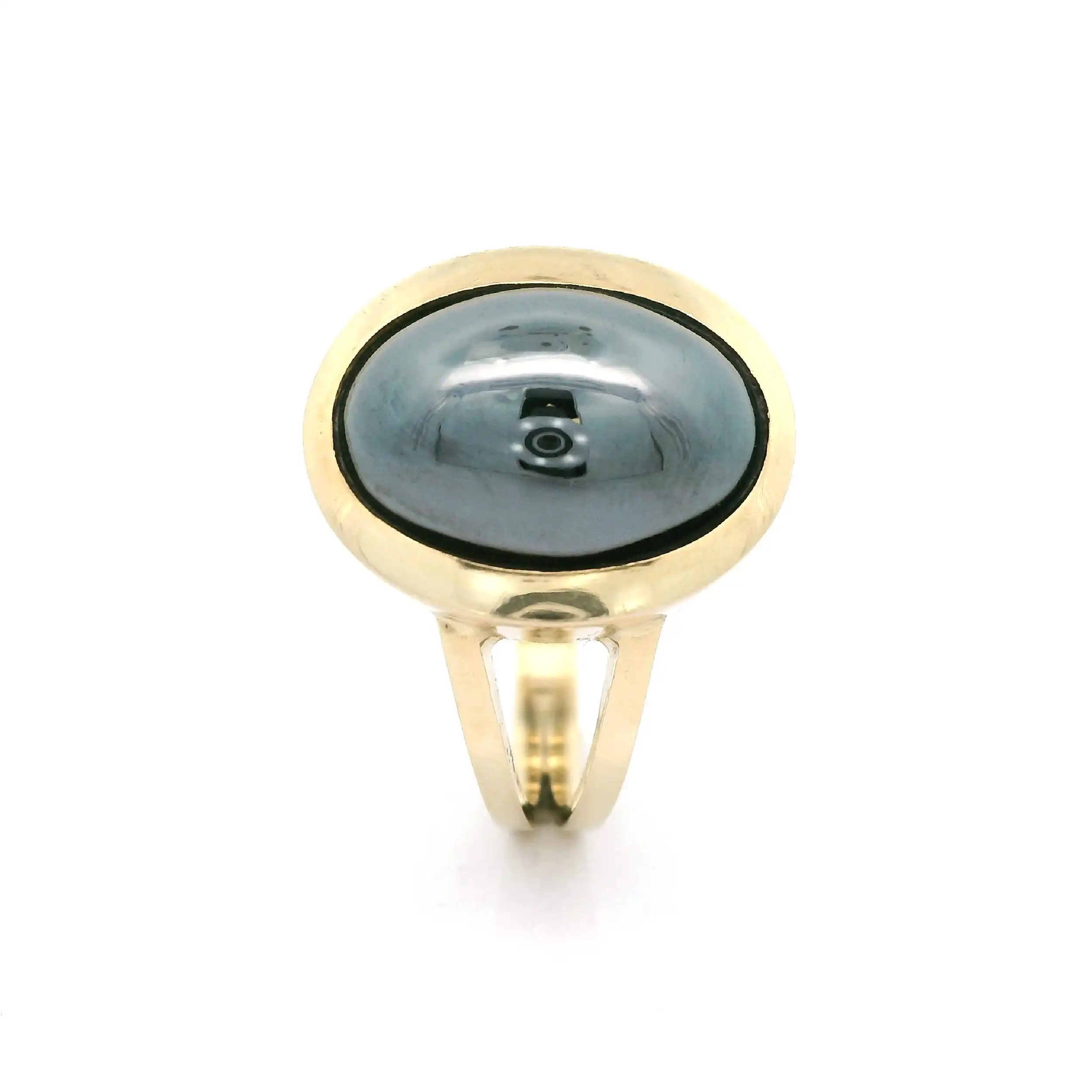 Ring Gelbgold mit Cabochon Ring Gelbgold mit Cabochon
