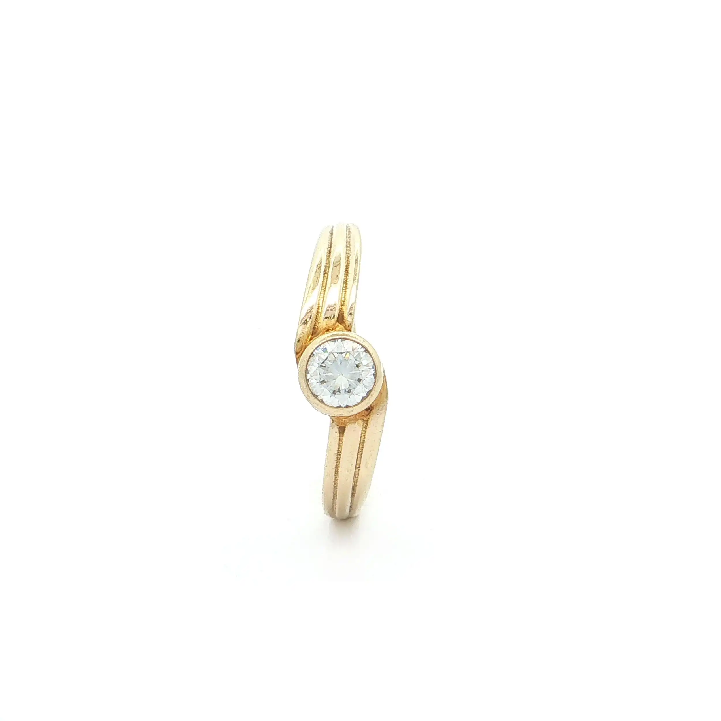Ring Gelbgold mit Zirkonia Ring Gelbgold mit Zirkonia