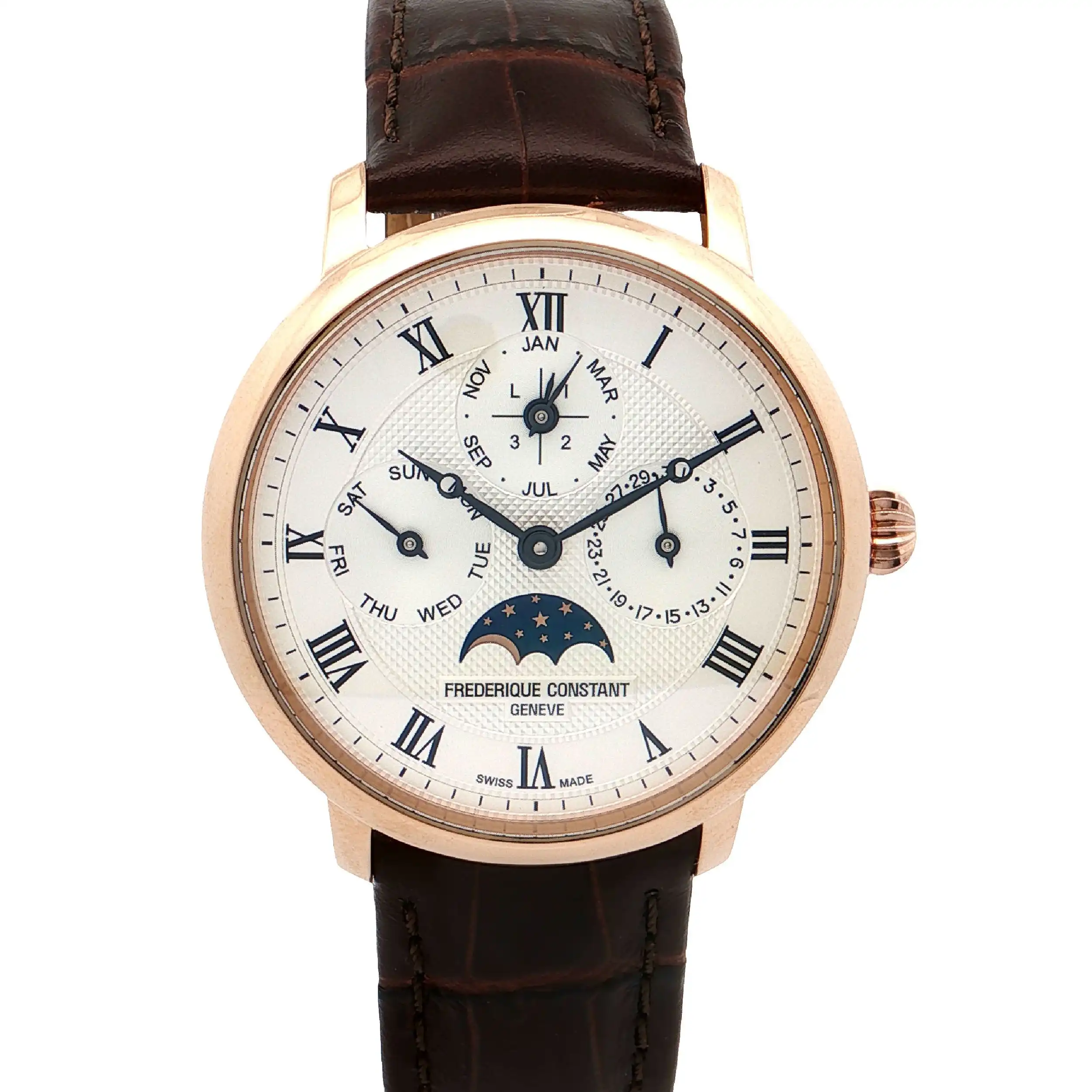 Herrenuhr Frederique Constant 42mm Rosegold 18k, FC-775MX4S9