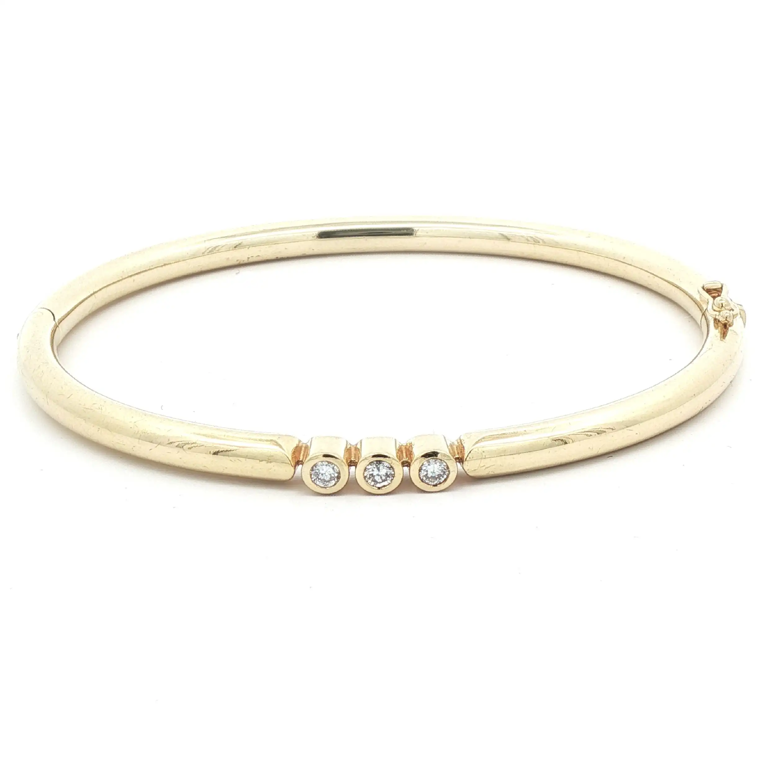 Armreif Gelbgold mit Brillanten Armreif Gelbgold mit Brillanten