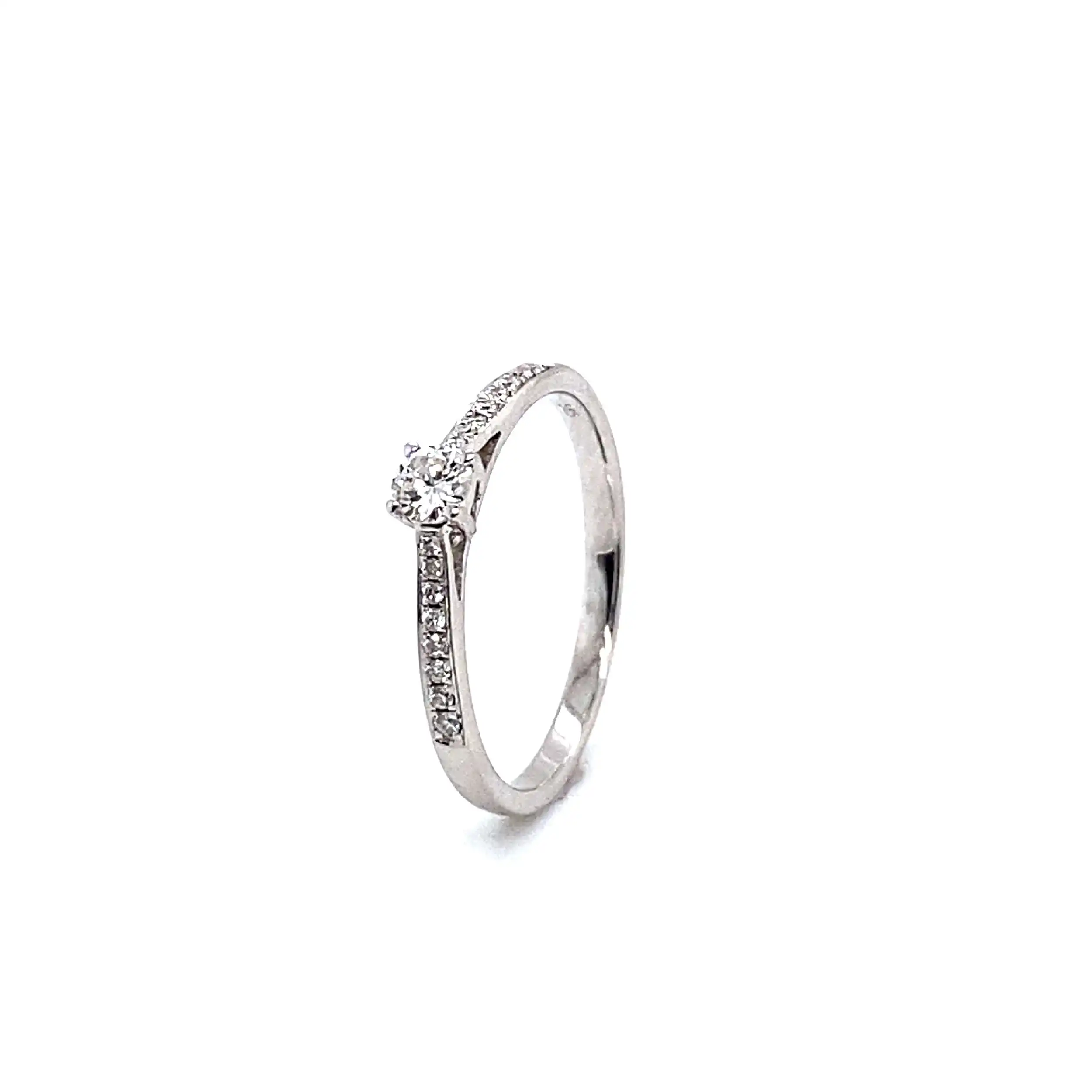 Ring Weißgold mit Brillanten Ring Weißgold mit Brillanten