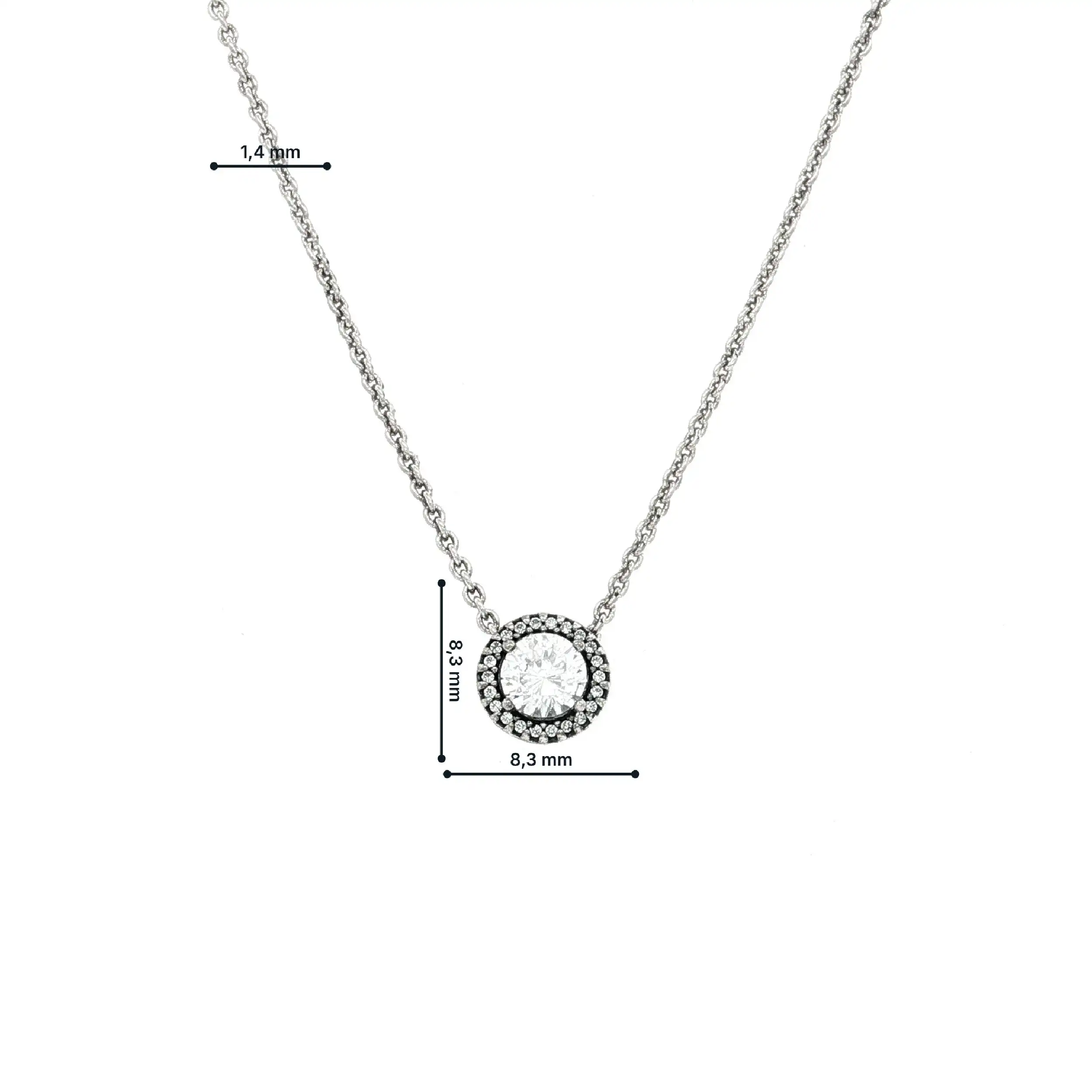 Collier Pandora Silber mit Zirkonia Collier Pandora Silber mit Zirkonia