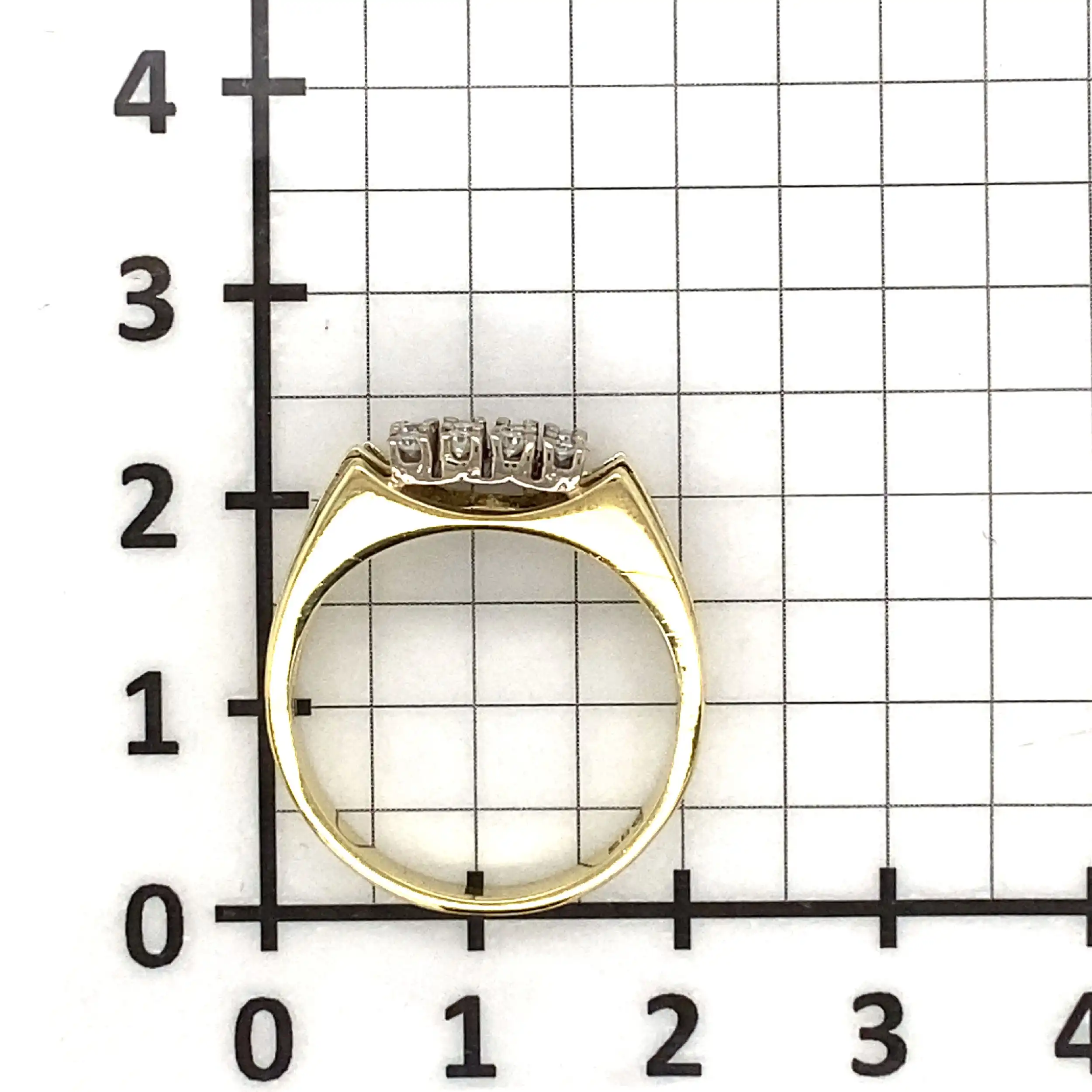 Ring Bicolor mit Diamanten Ring Bicolor mit Diamanten