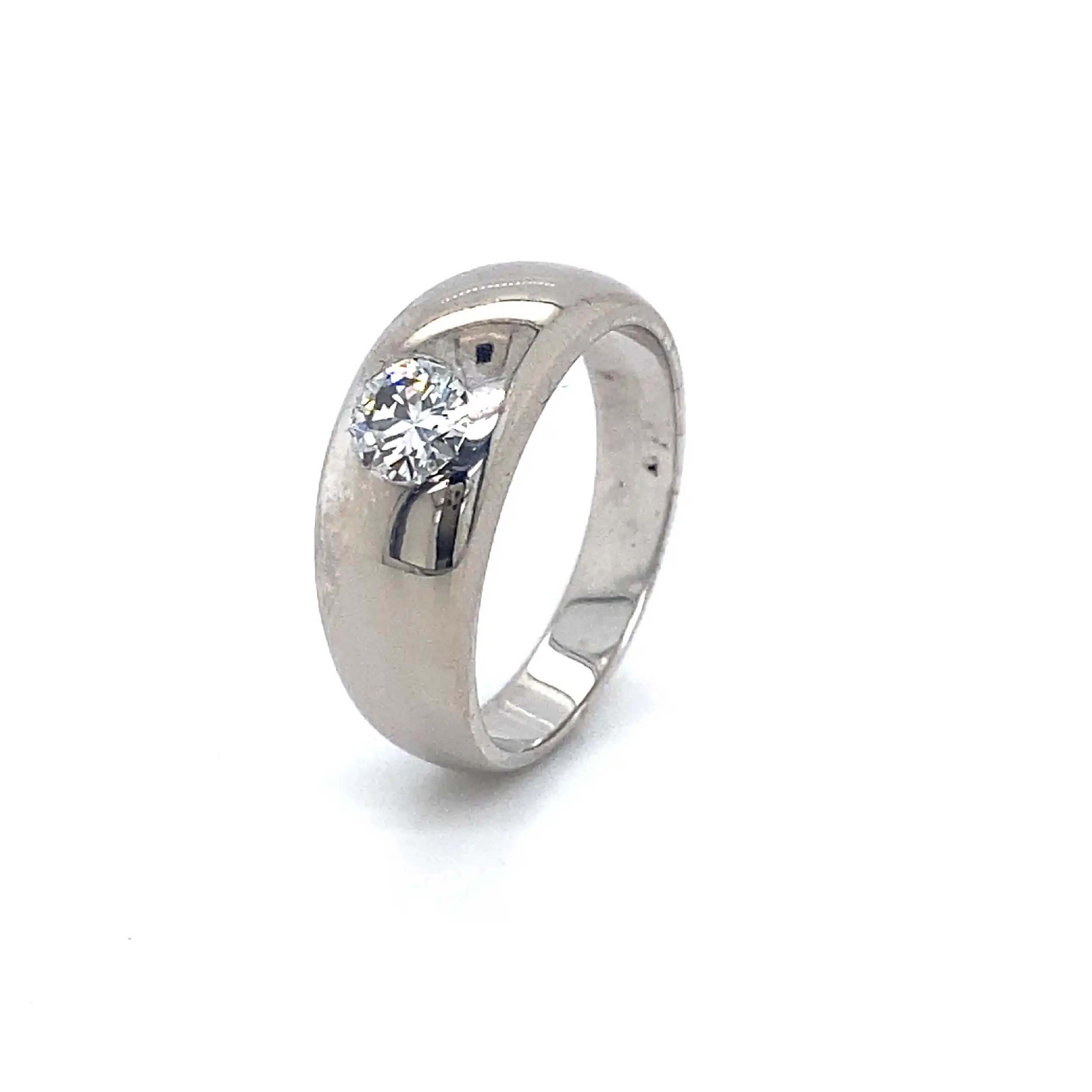Ring Weißgold mit Solitär Brillant ca. 0,5ct Ring Weißgold mit Solitär Brillant ca. 0,5ct