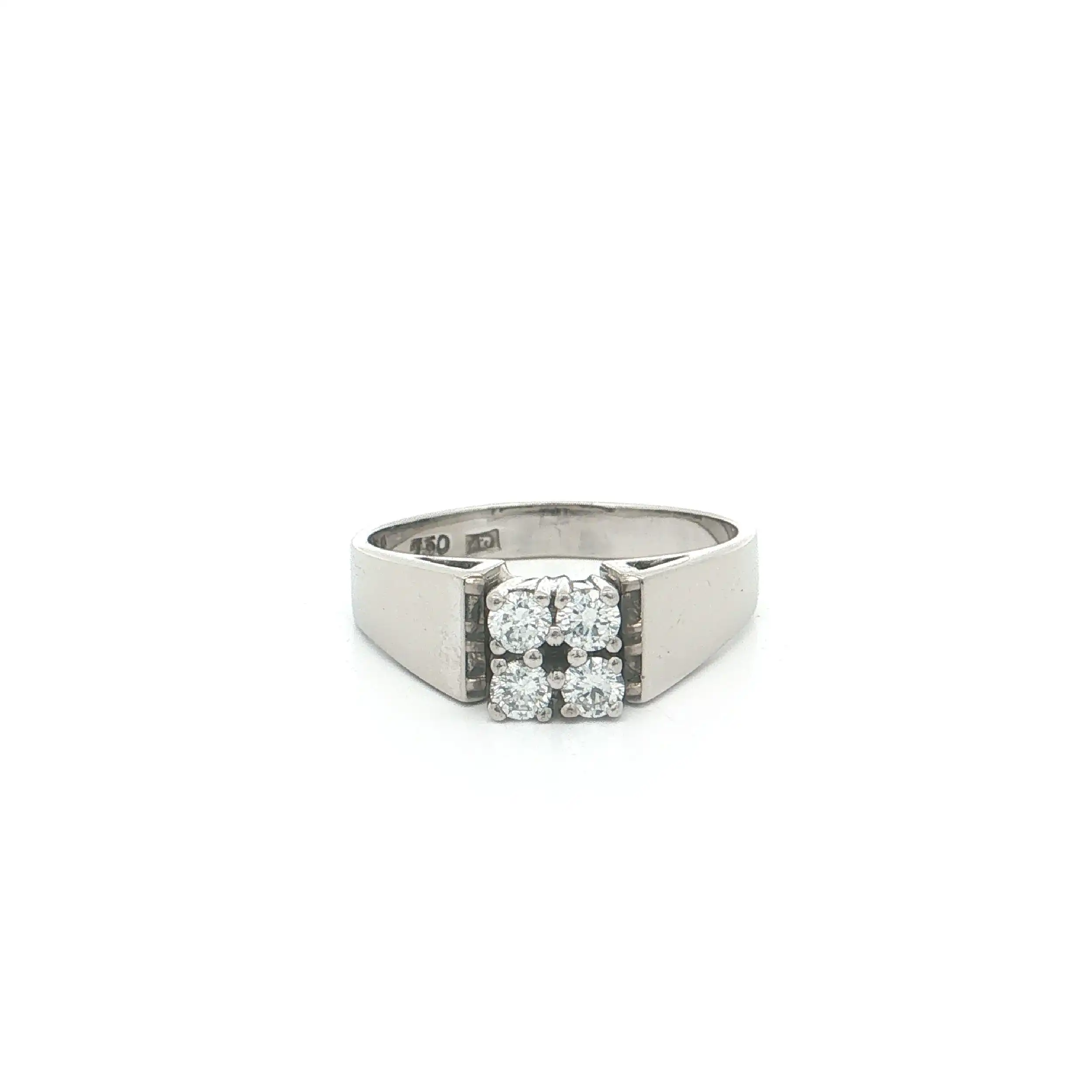 Ring Weißgold mit Brillanten