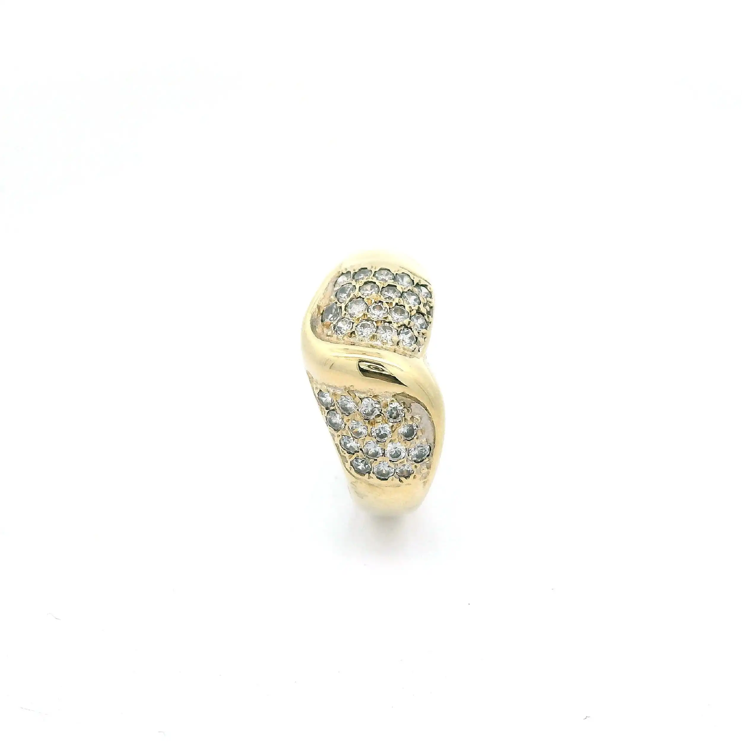 Ring Gelbgold mit Zirkonia Ring Gelbgold mit Zirkonia