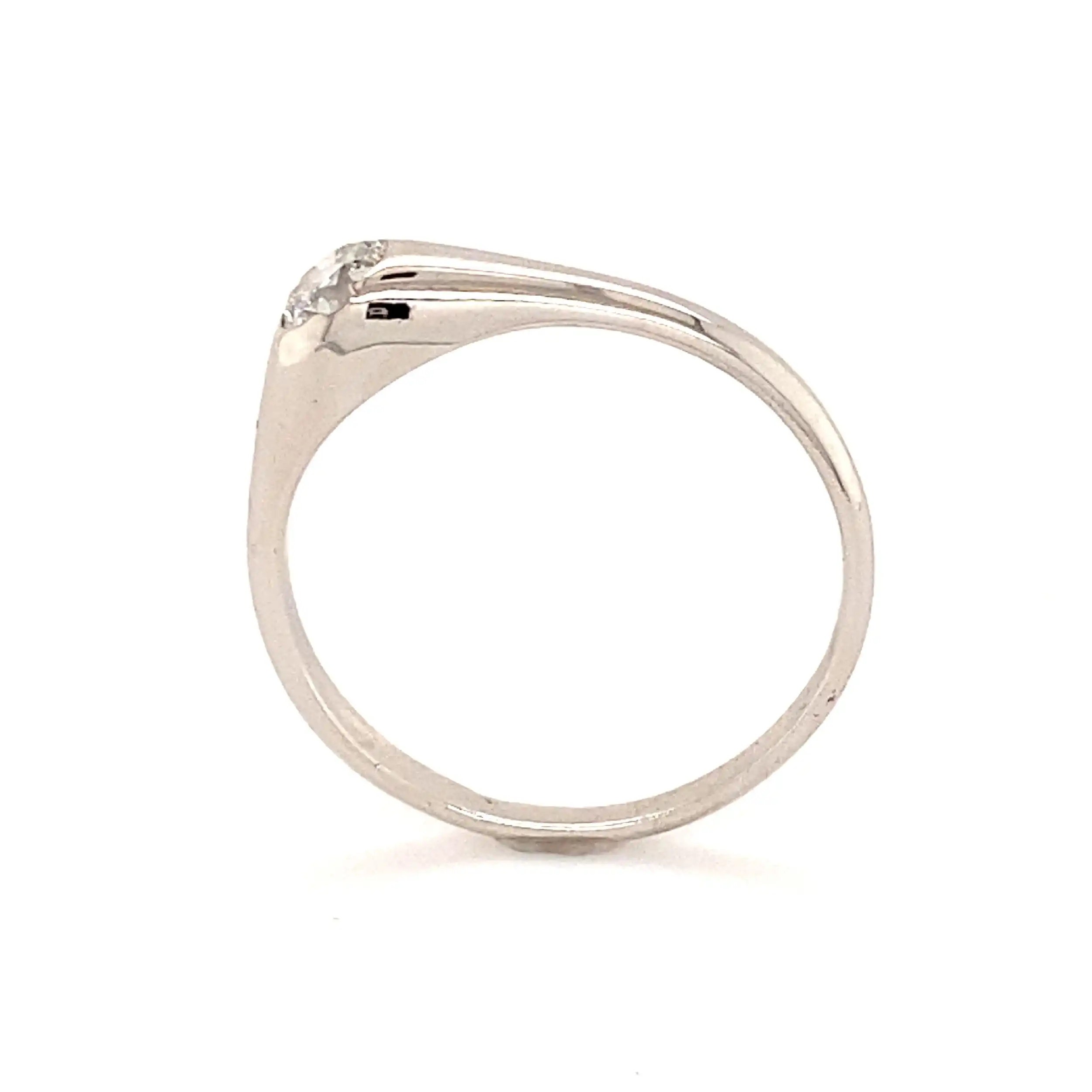 Ring Weißgold mit Brillant Solitär Ring Weißgold mit Brillant Solitär