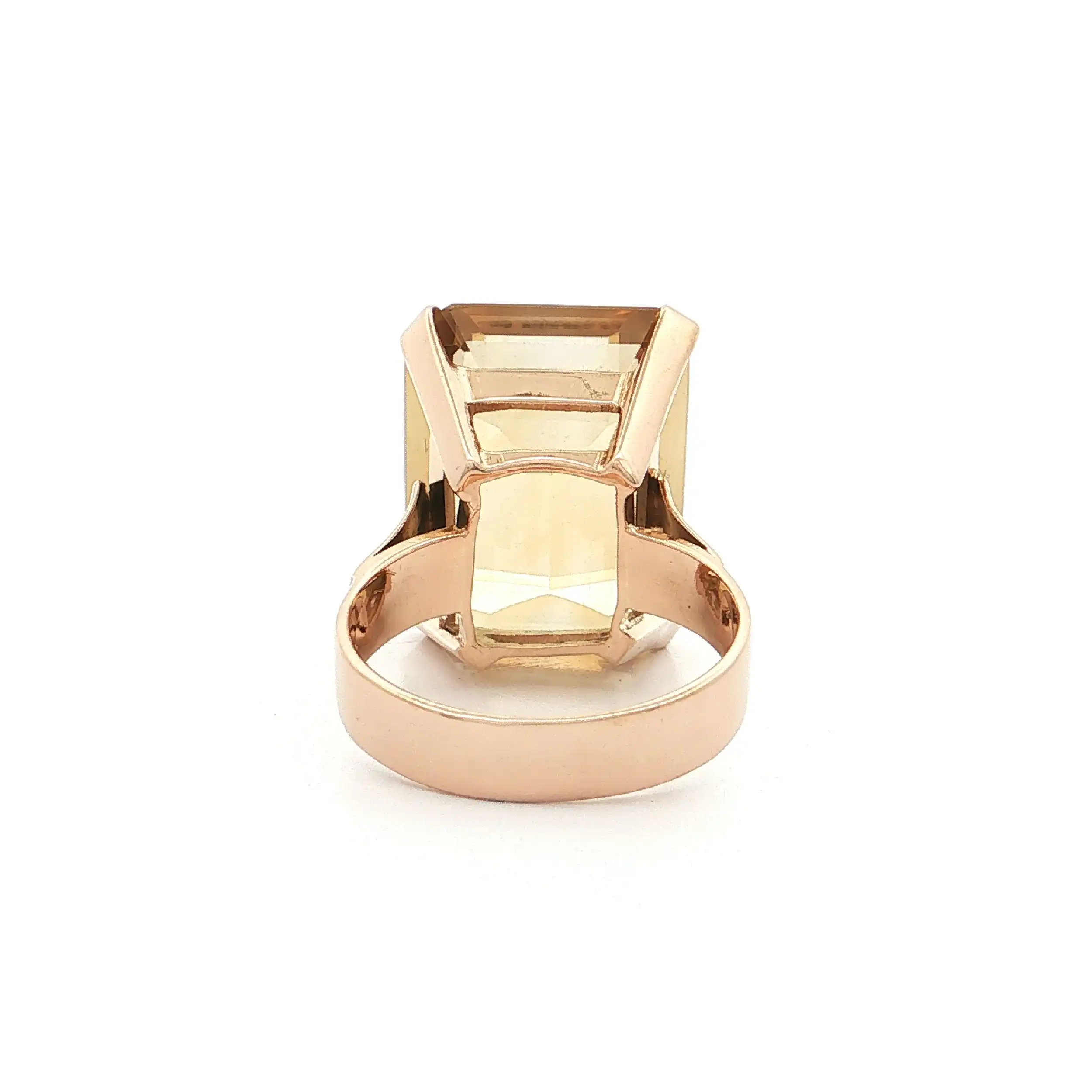 Ring Gelbgold mit Citrin
