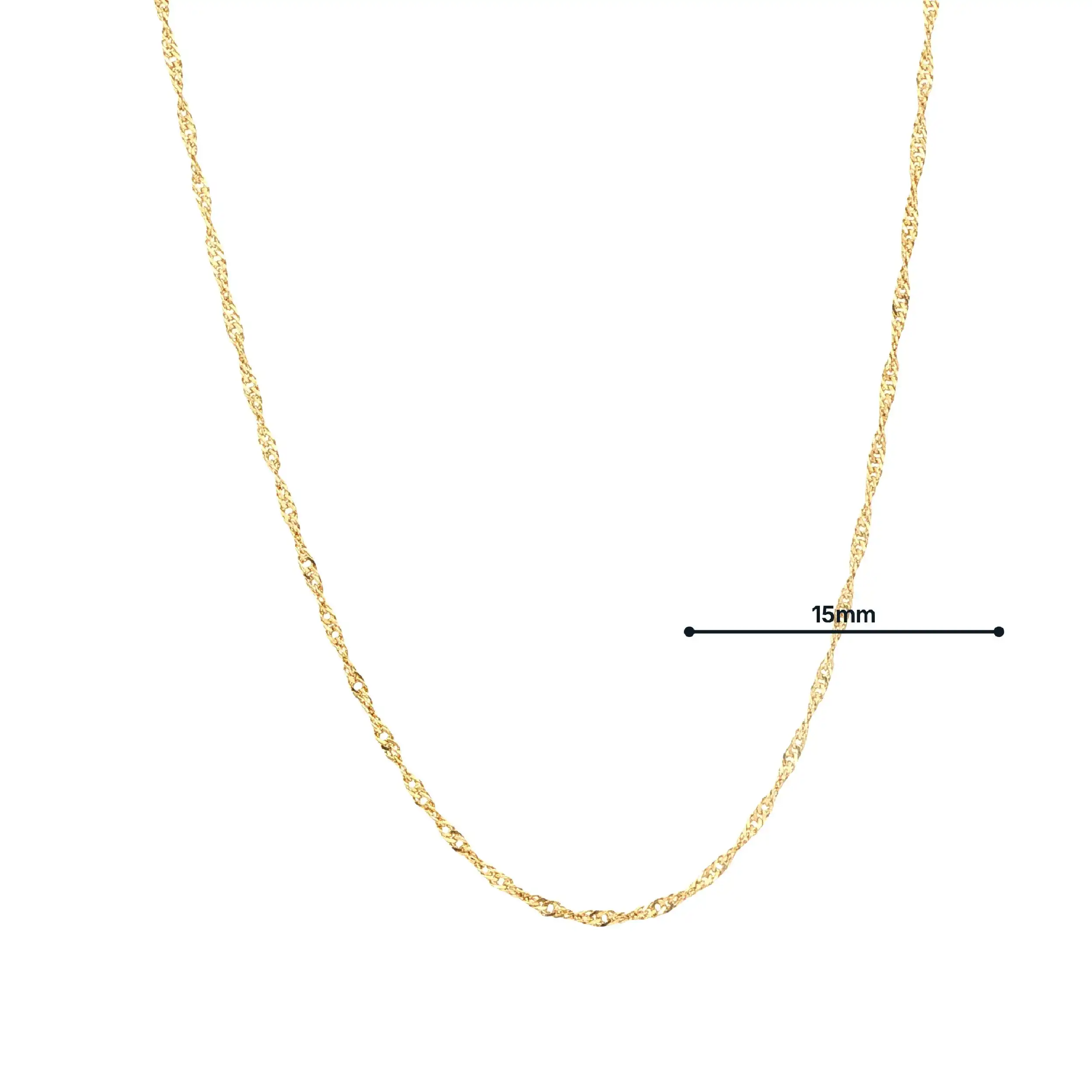 Kette Gelbgold gedreht Kette Gelbgold gedreht