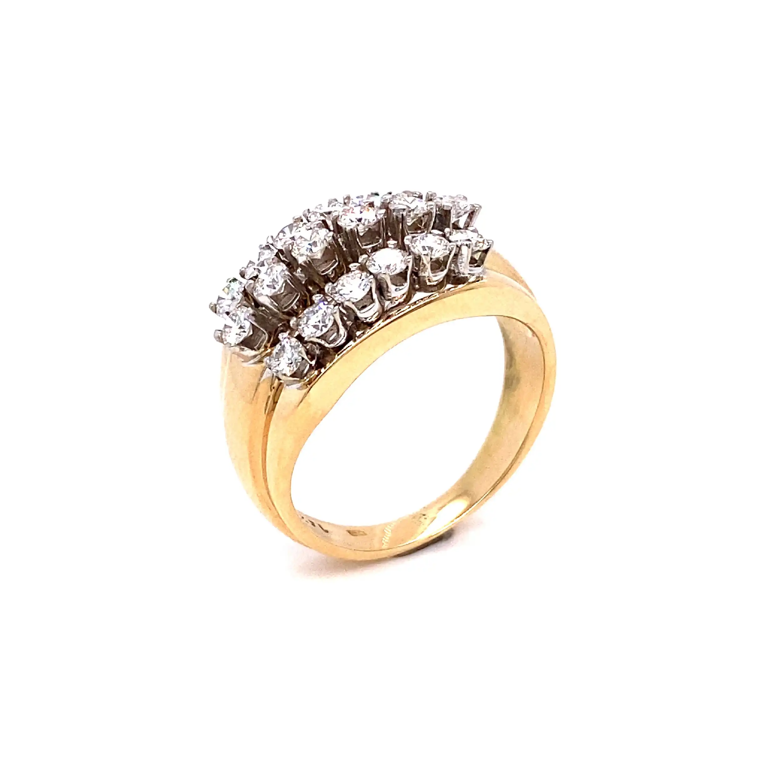 Ring Bicolor mit Brillanten Ring Bicolor mit Brillanten