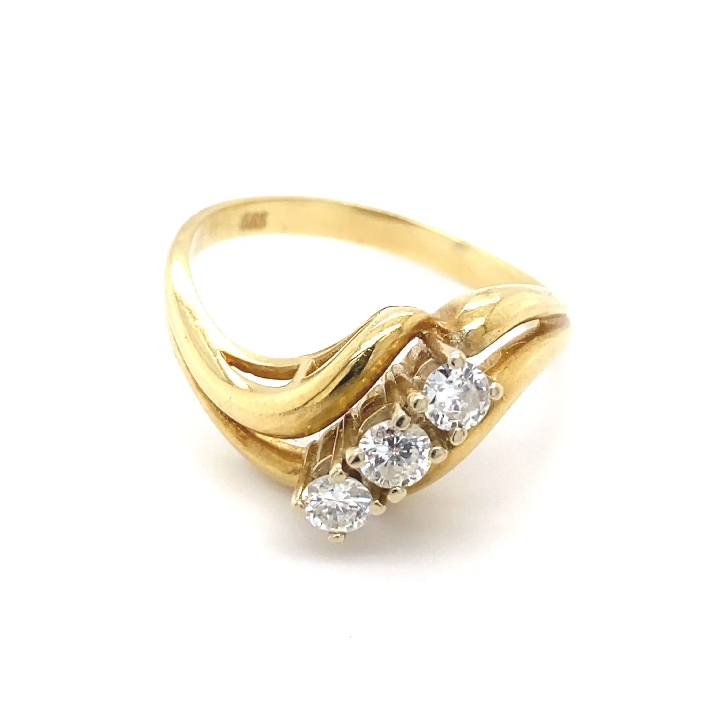Ring Gelbgold mit Brillanten