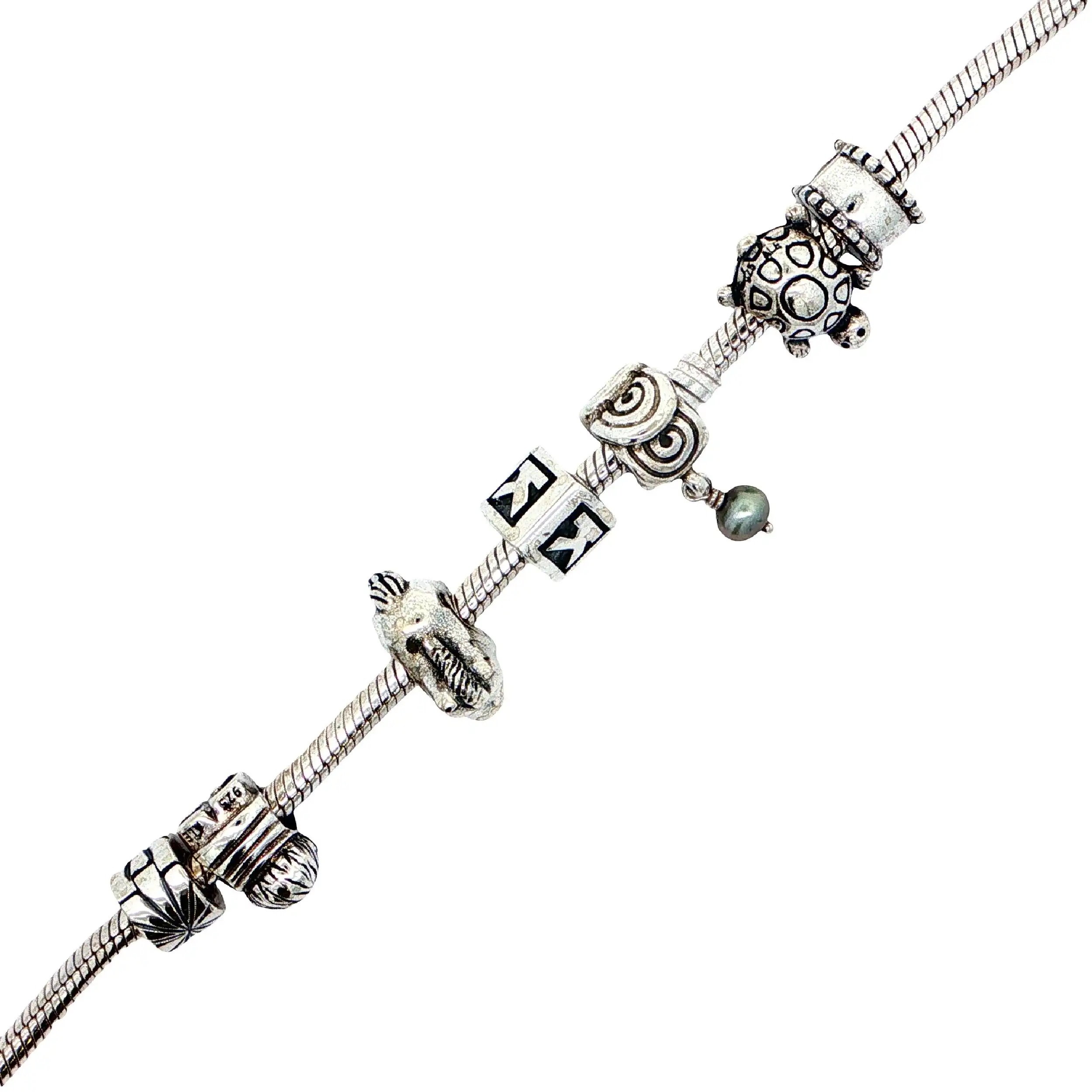 Pandora Armband Silber mit 7 Charms Pandora Armband Silber mit 7 Charms