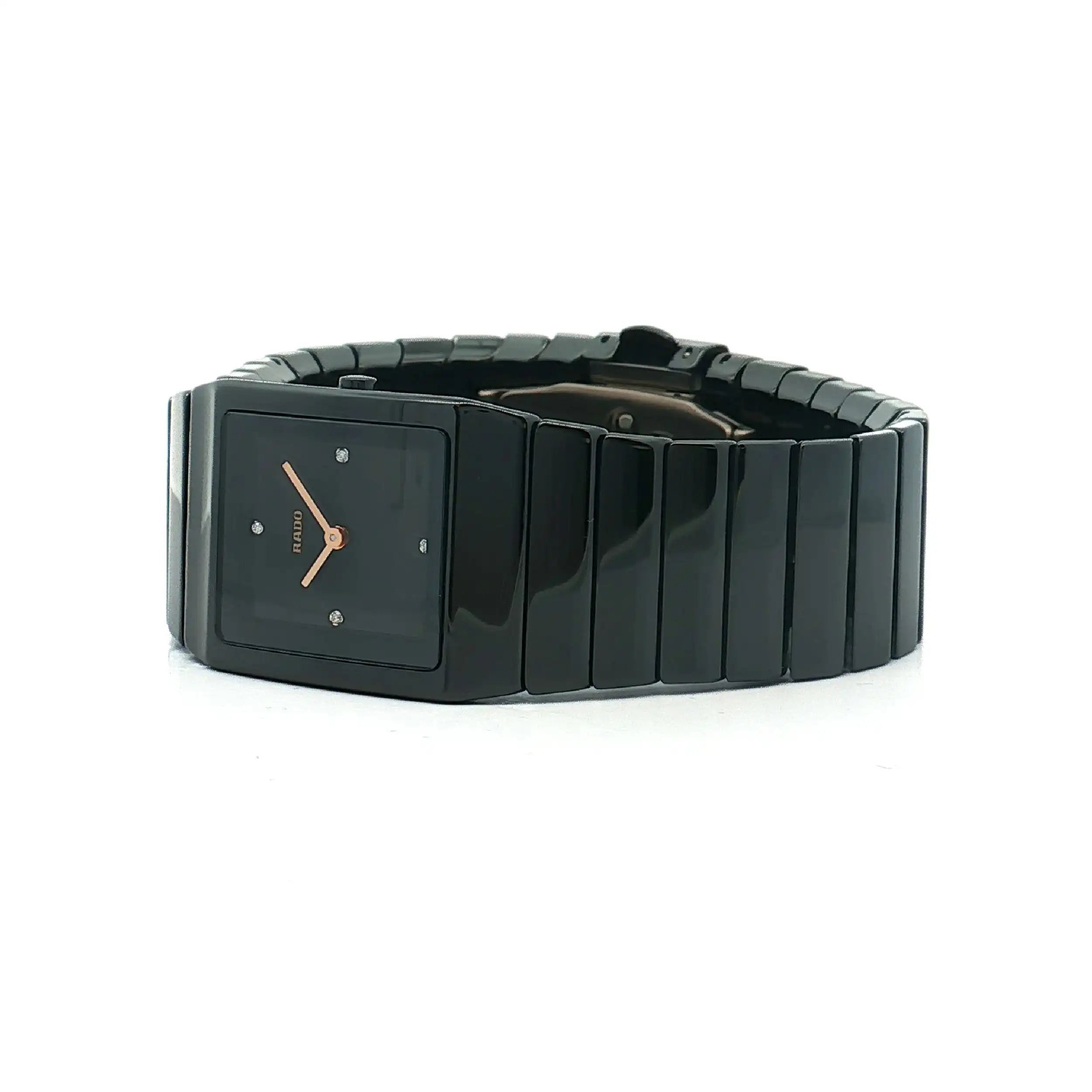 Damenuhr Rado Ceramica Diamonds Rose S