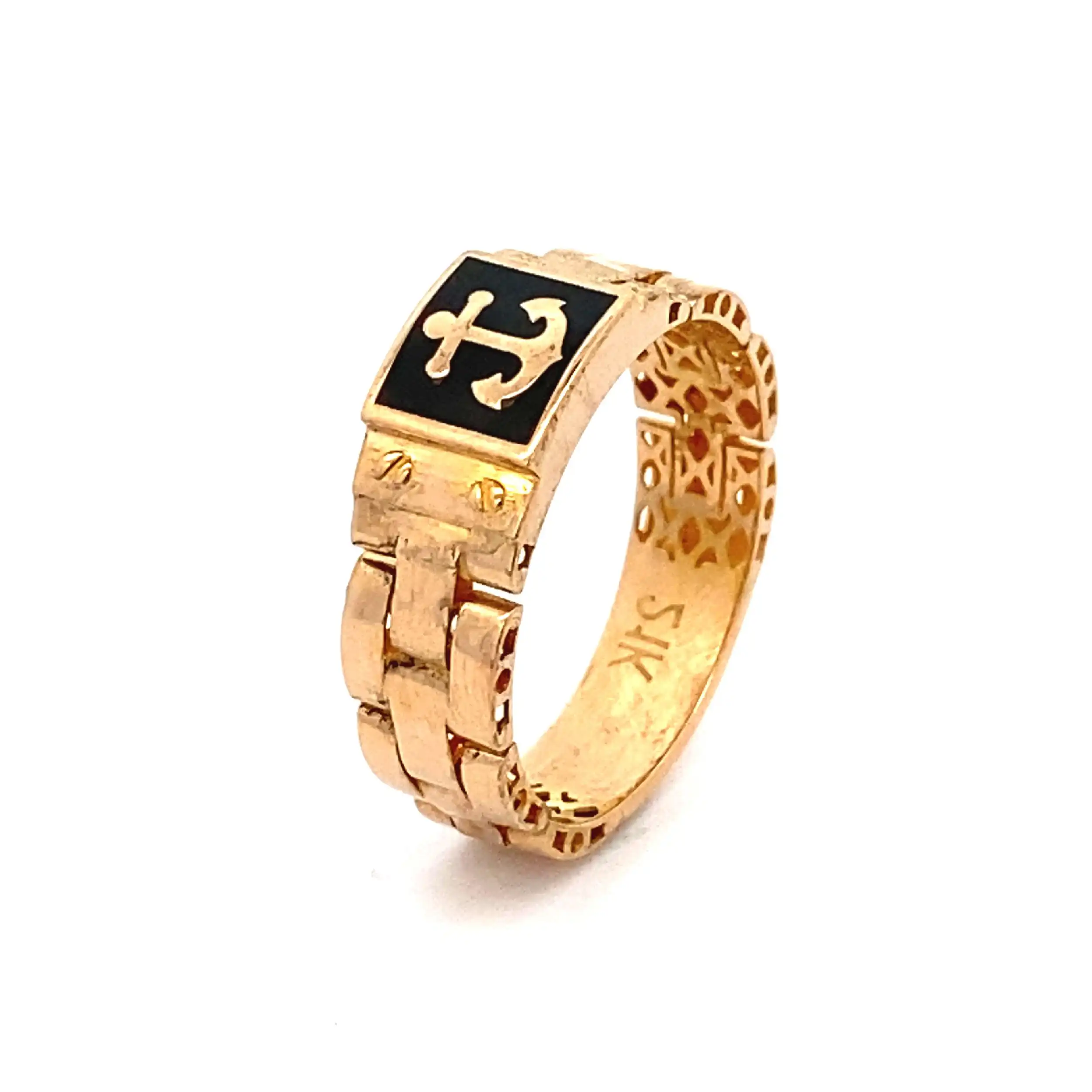 Ring Gelbgold Anker