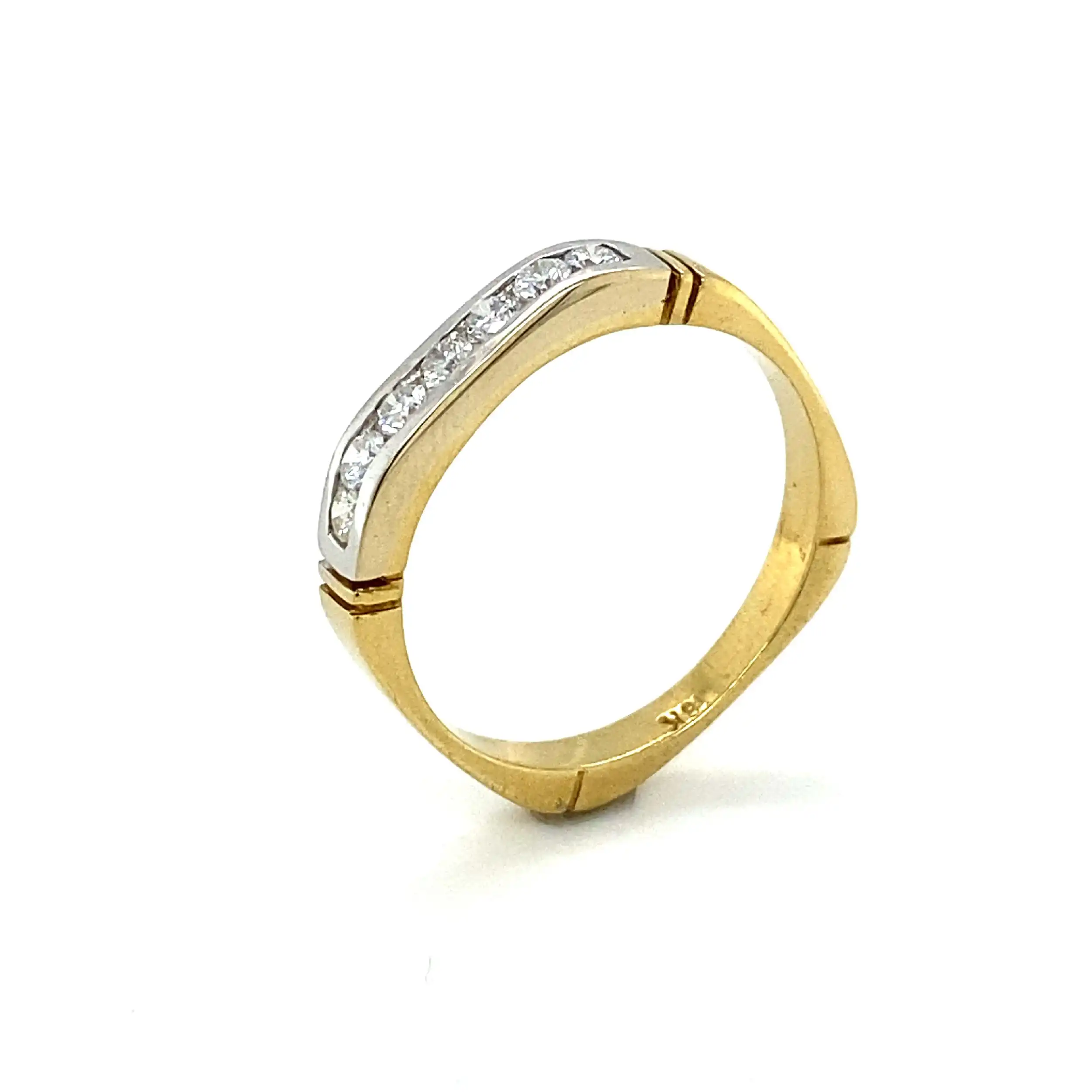 Ring Bicolor mit Brillanten Ring Bicolor mit Brillanten