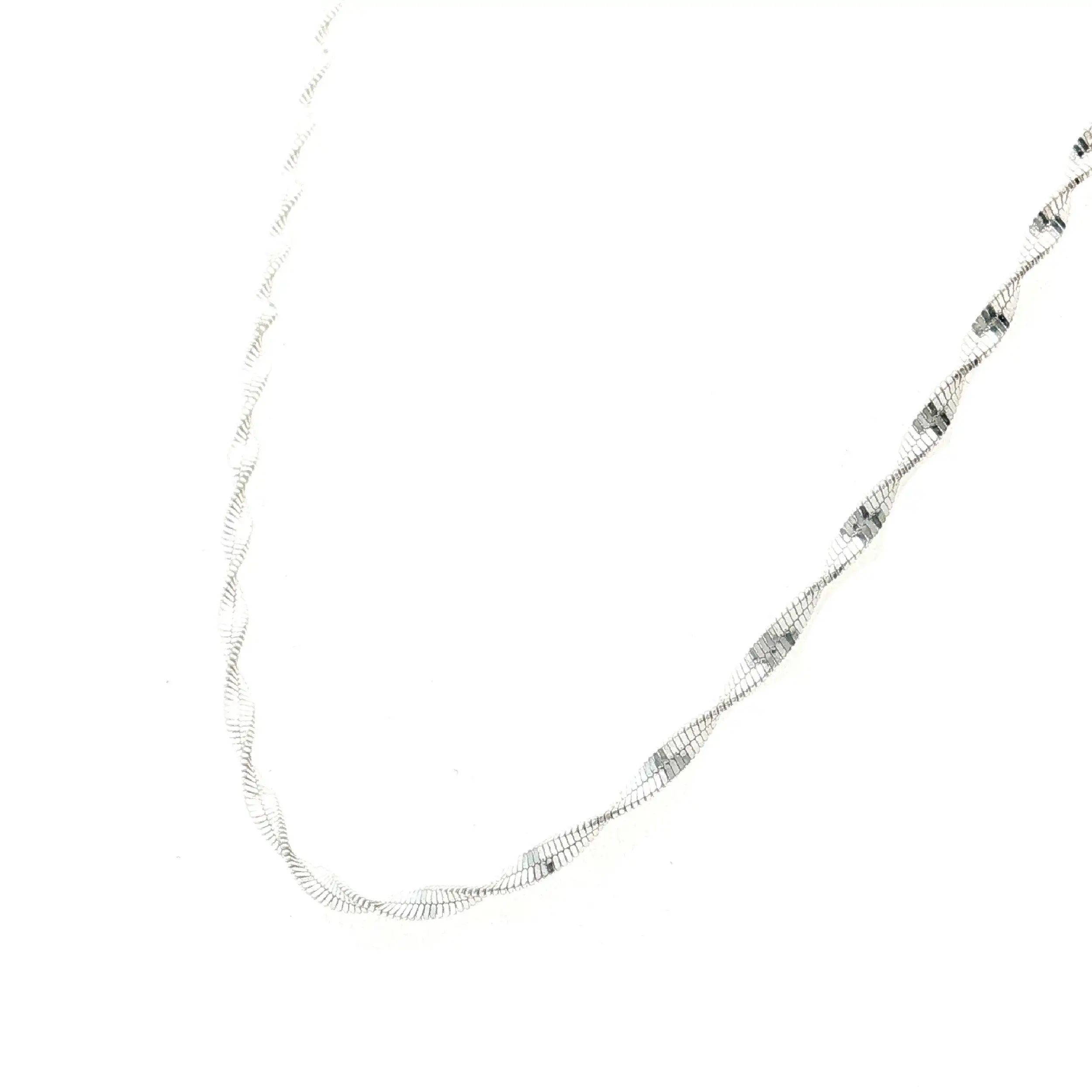 Kette Silber gedreht