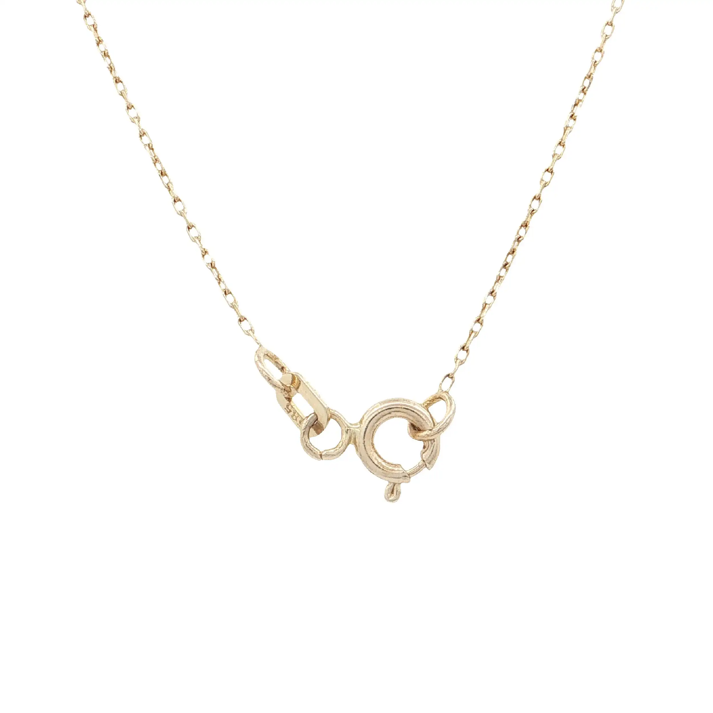 Collier Gelbgold "Baum" mit Zirkonia