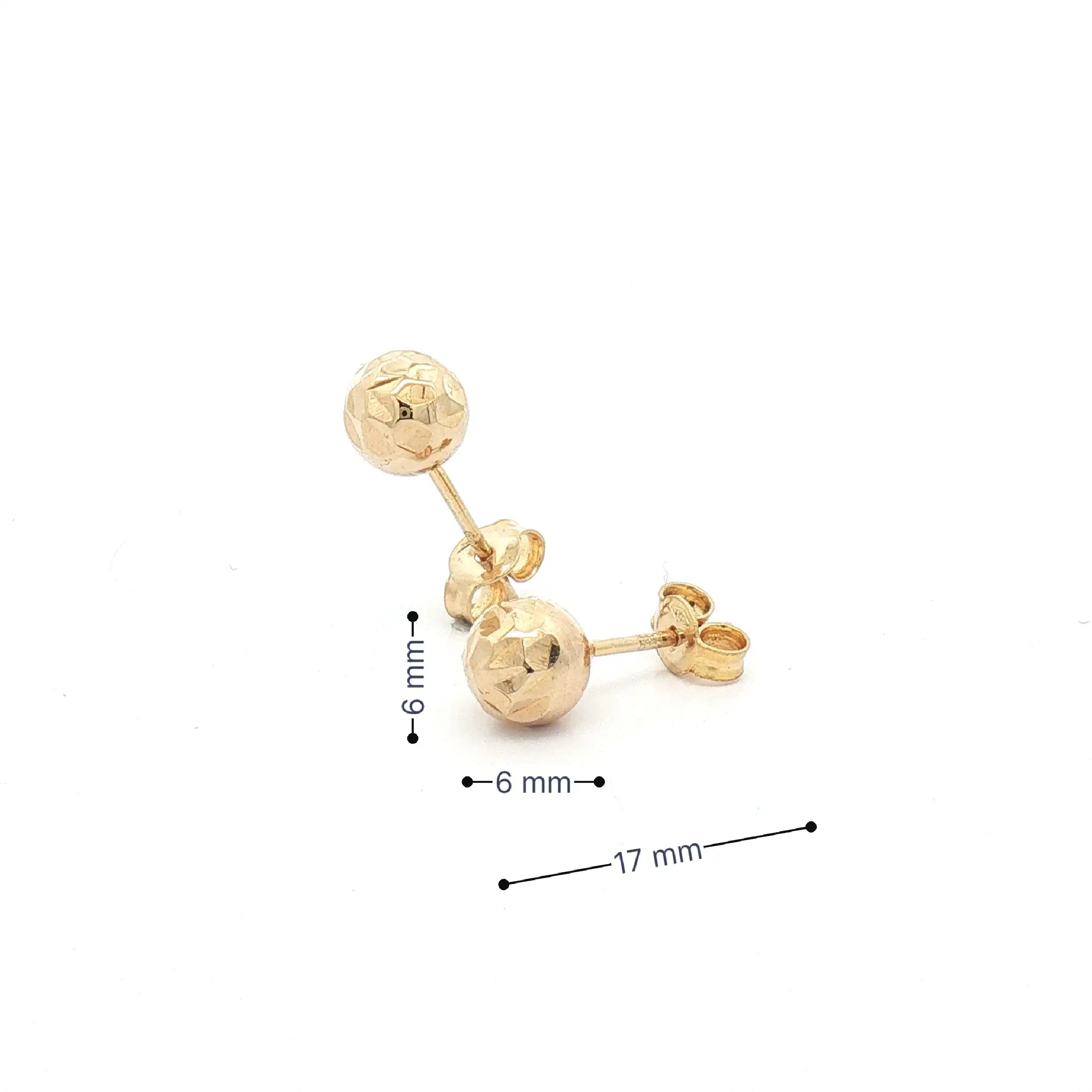 Ohrstecker Gelbgold