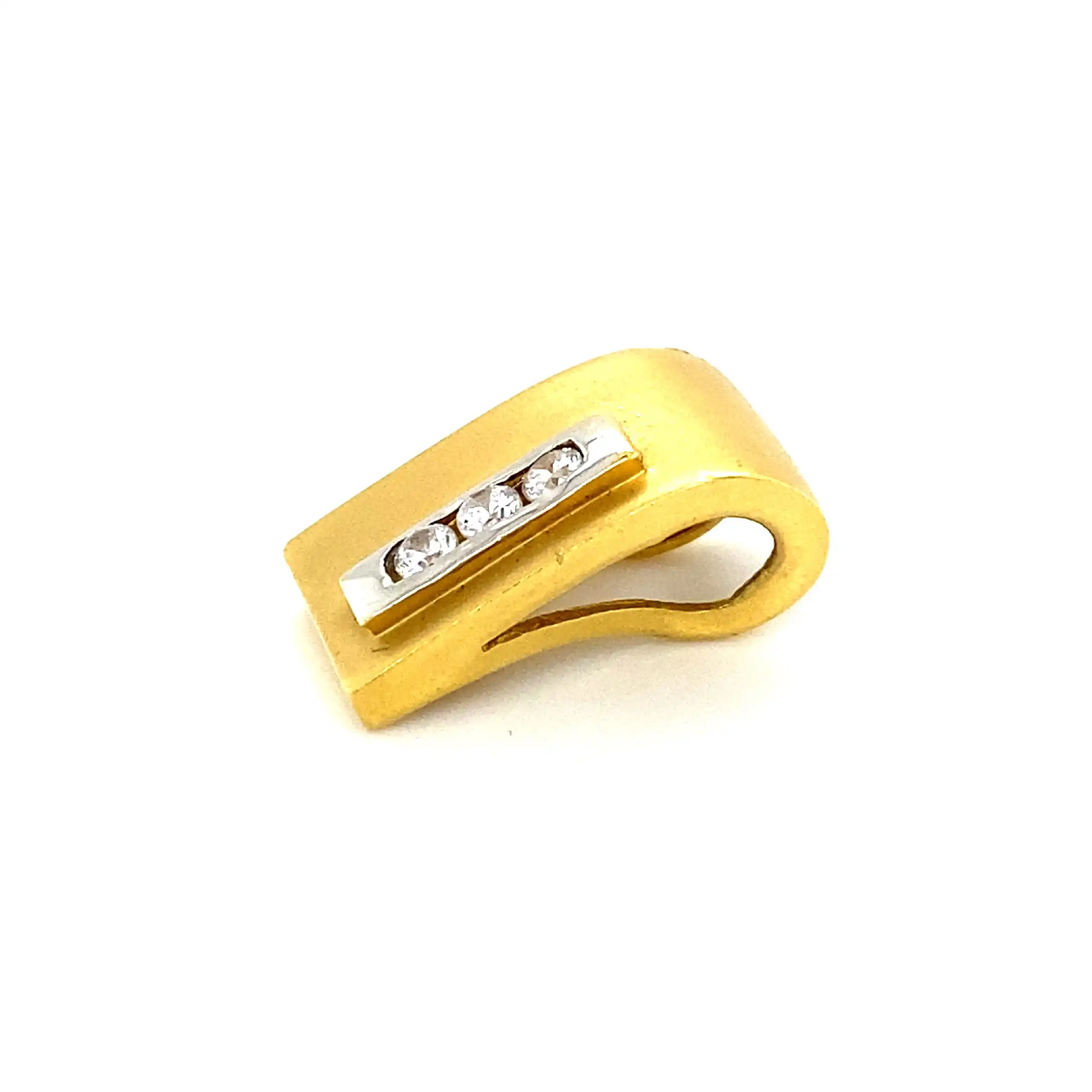 Anhänger Bicolor mit Zirkonia Anhänger Bicolor mit Zirkonia