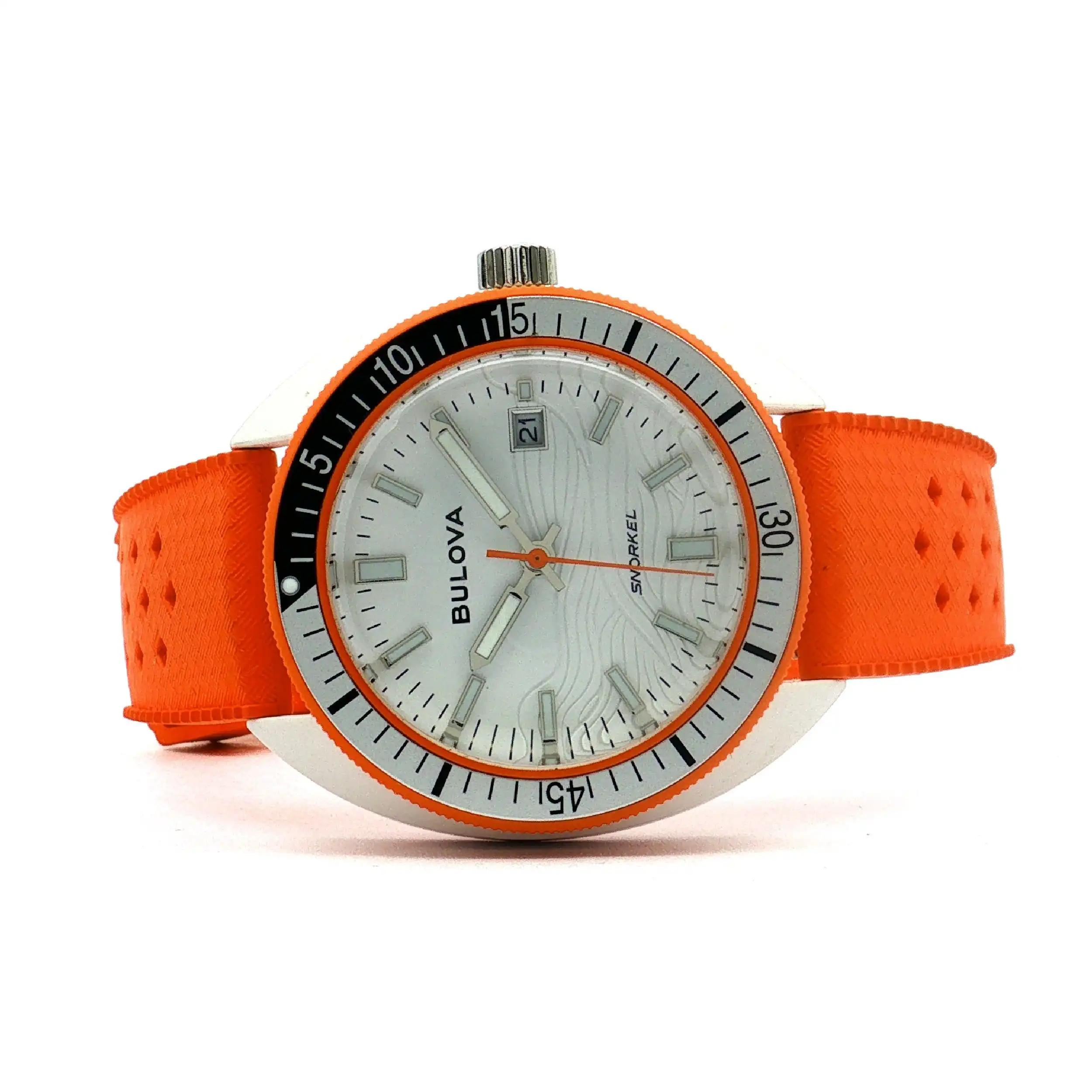 Herrenuhr Bulova Snorkel Clownfish 98b448 mit originaler Box