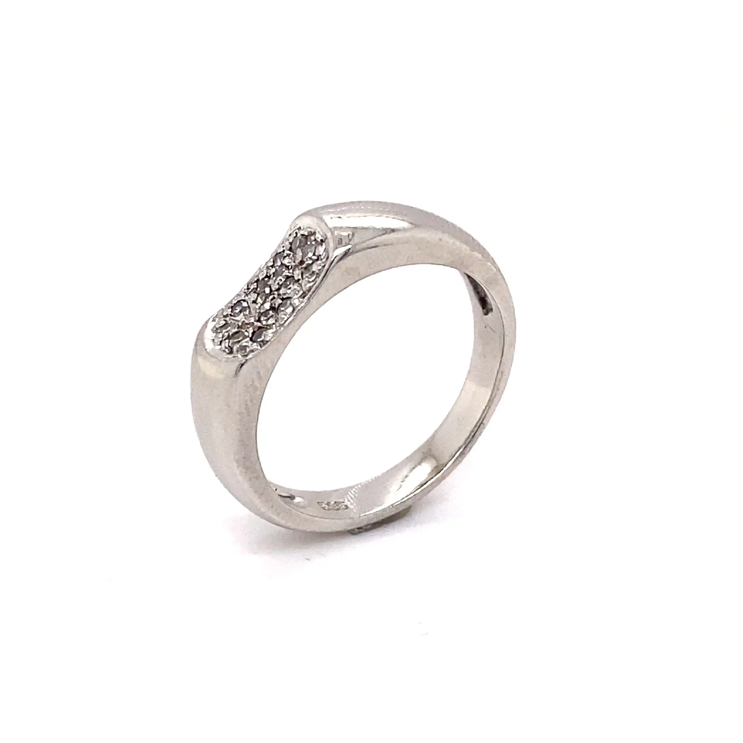 Ring Weißgold mit Diamanten Ring Weißgold mit Diamanten