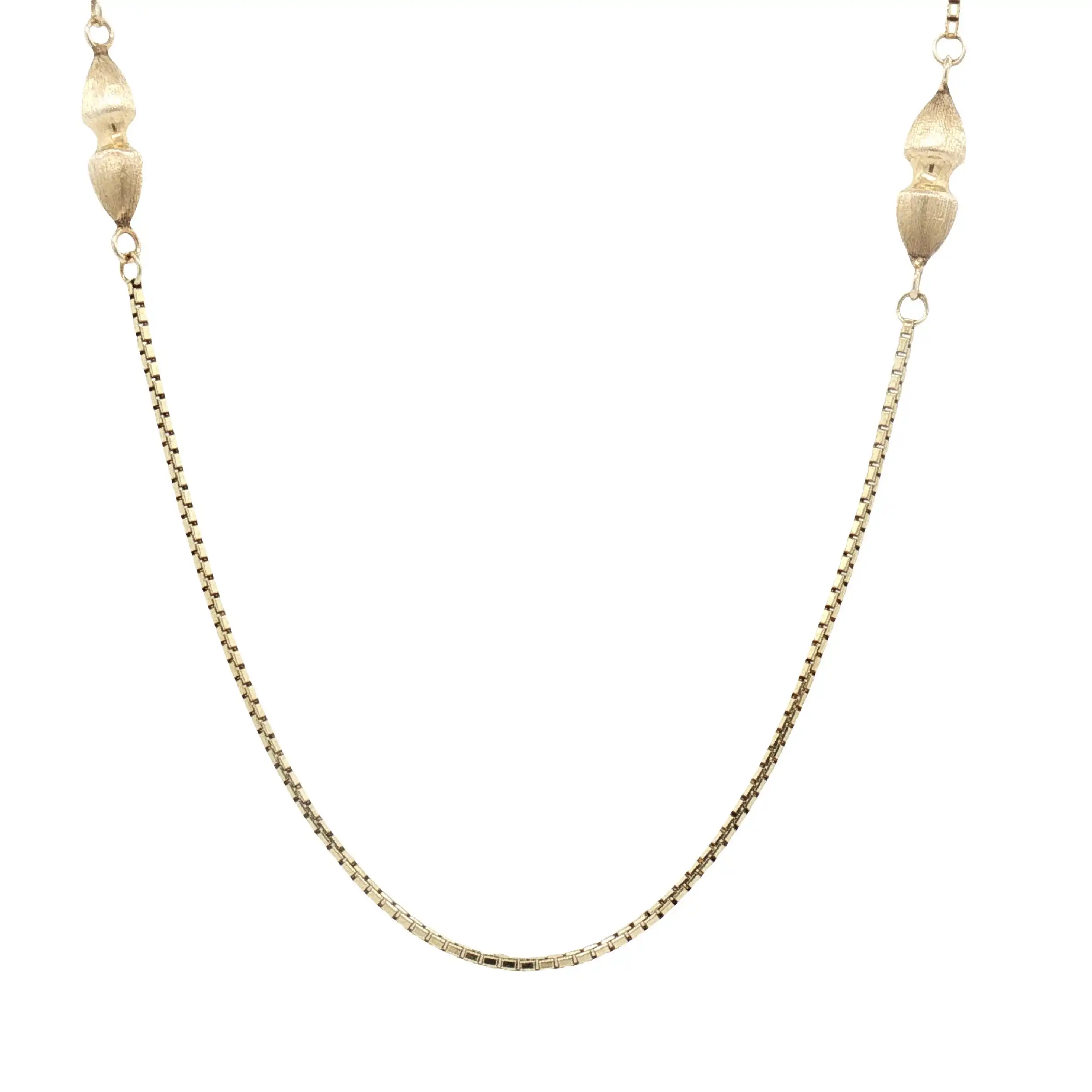 Venezianerkette Gelbgold mit Zwischenelementen